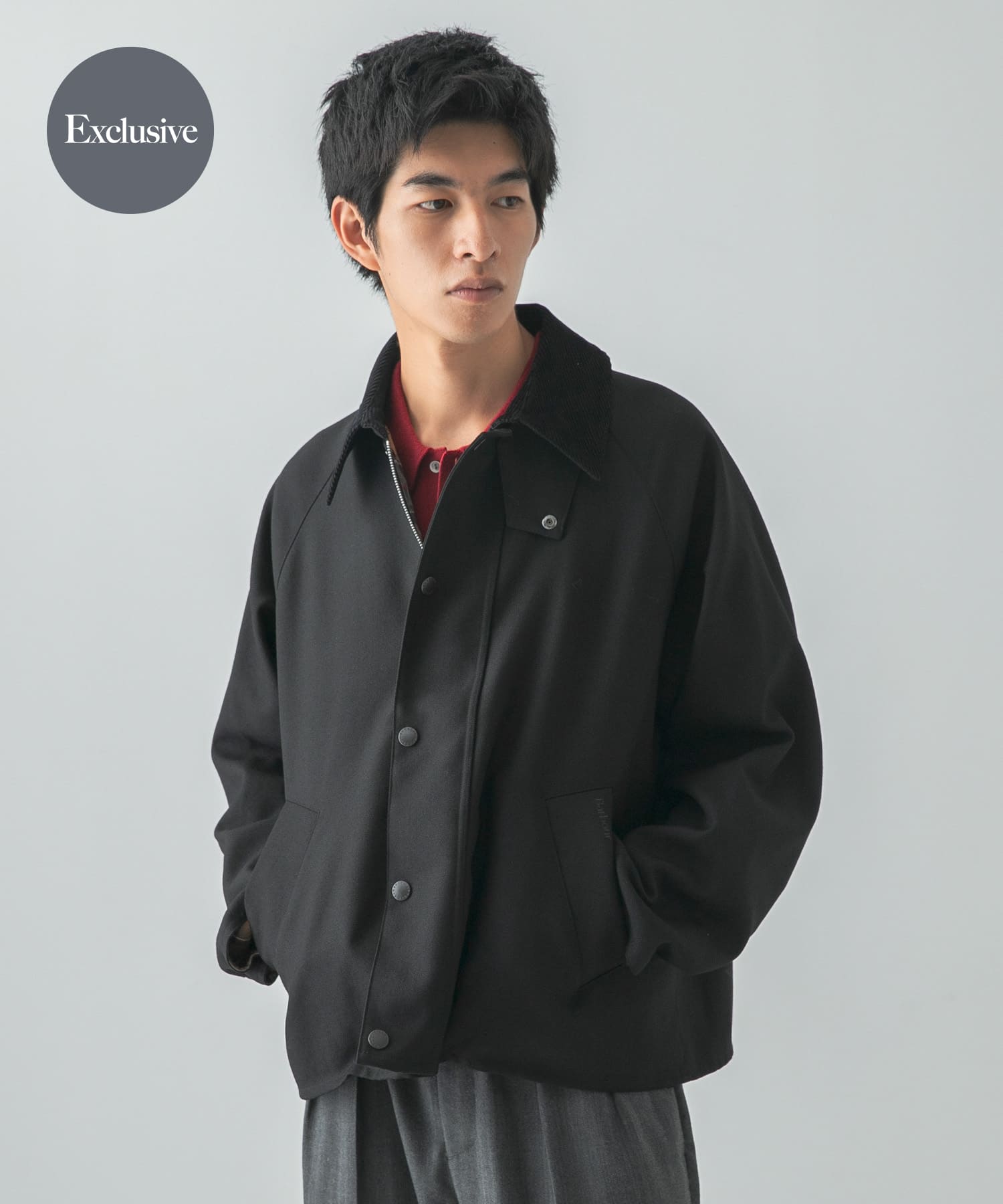 『別注』Barbour / URBAN RESEARCH　TRANSPORT WOOL JACKET