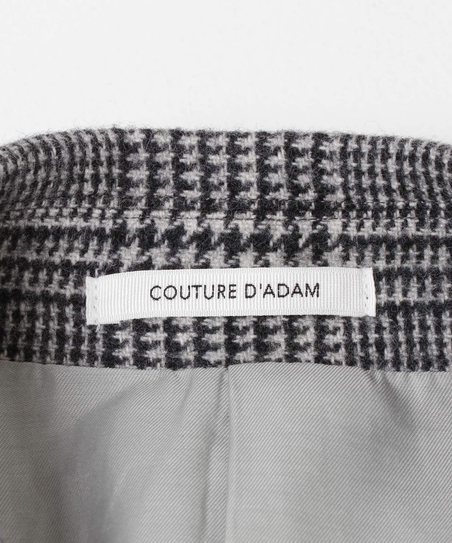 COUTURE D’ADAME　BIG JACKET DOUBLE GLENCHECK Grey 40