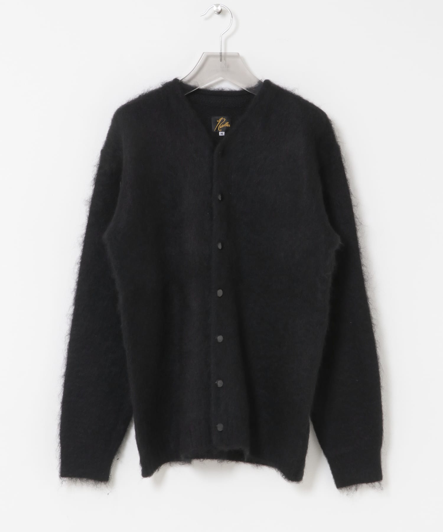 Needles　MOHAIR CREW-NECK CARDIGAN -SOLID