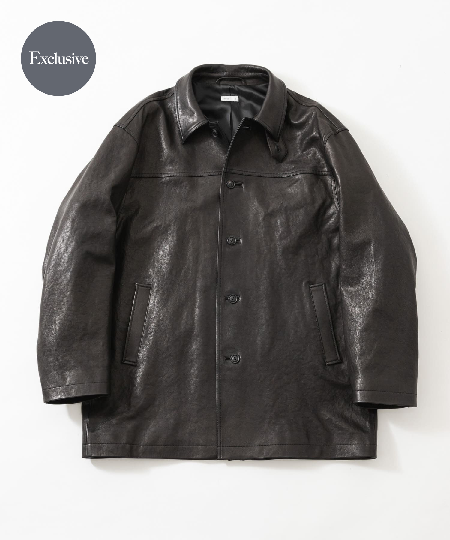 『一部別注サイズ』ANOTHER OFFICE　LEATHER CAR COAT