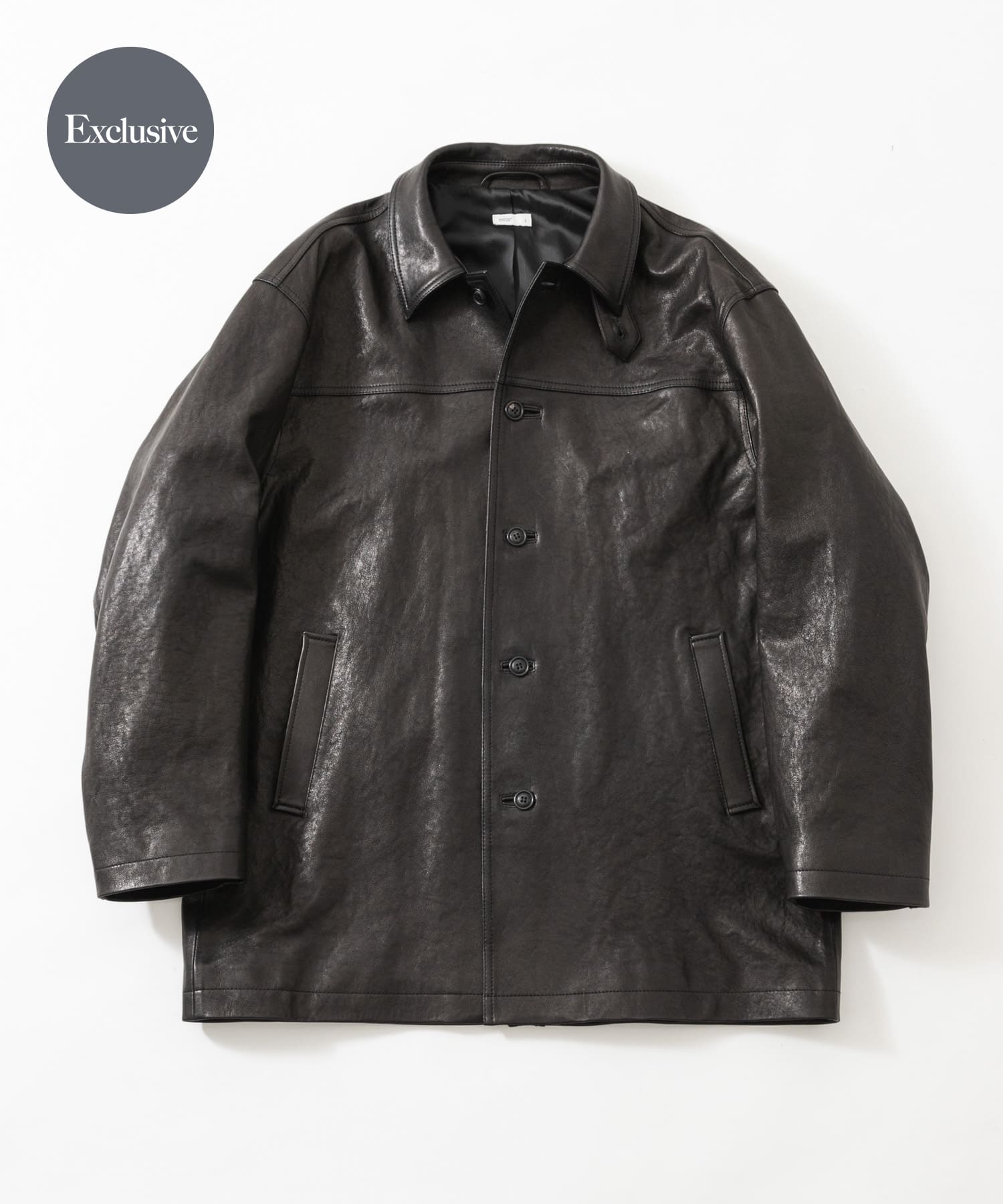 『一部別注サイズ』ANOTHER OFFICE　LEATHER CAR COAT