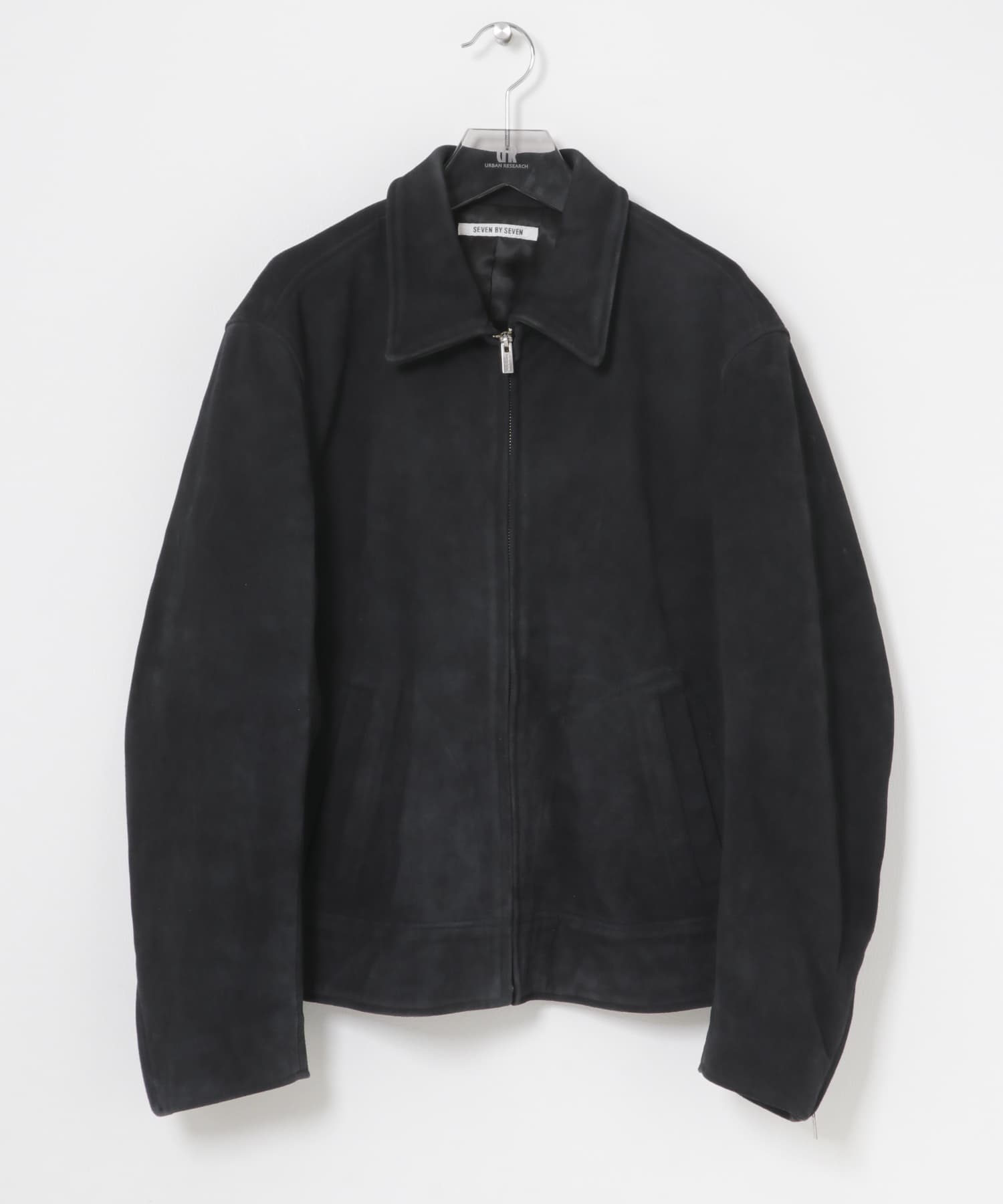 『別注』SEVEN BY SEVEN×URBAN RESEARCH　LEATHER BLOUSON CHACOAL M