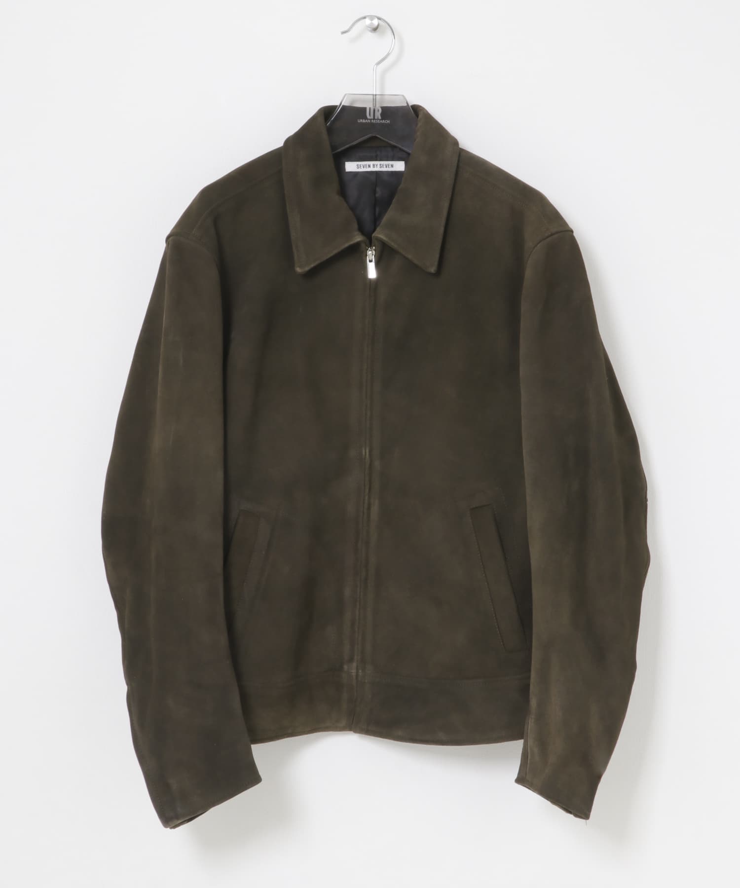 『別注』SEVEN BY SEVEN×URBAN RESEARCH　LEATHER BLOUSON D.BROWN M
