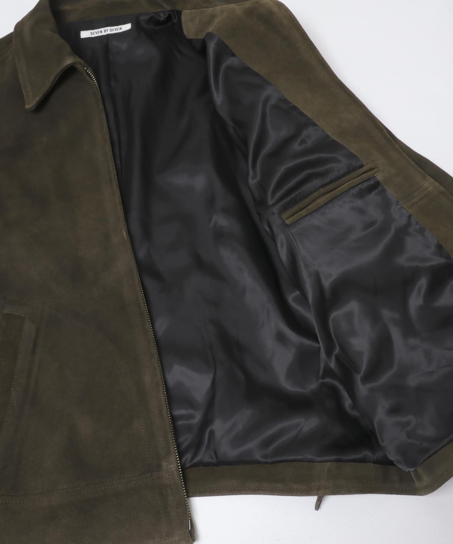 『別注』SEVEN BY SEVEN×URBAN RESEARCH　LEATHER BLOUSON D.BROWN M