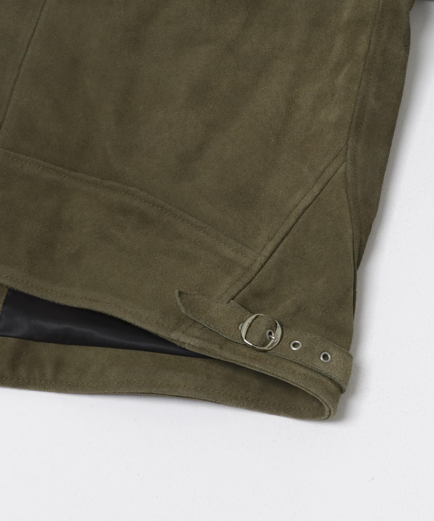 『別注』SEVEN BY SEVEN×URBAN RESEARCH　LEATHER BLOUSON OLIVE M