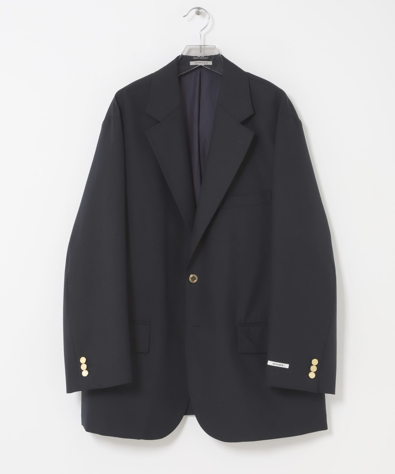 『別注』COUTURE D’ADAME×URBAN RESEARCH　BIG JACKET SINGLE NAVY 40