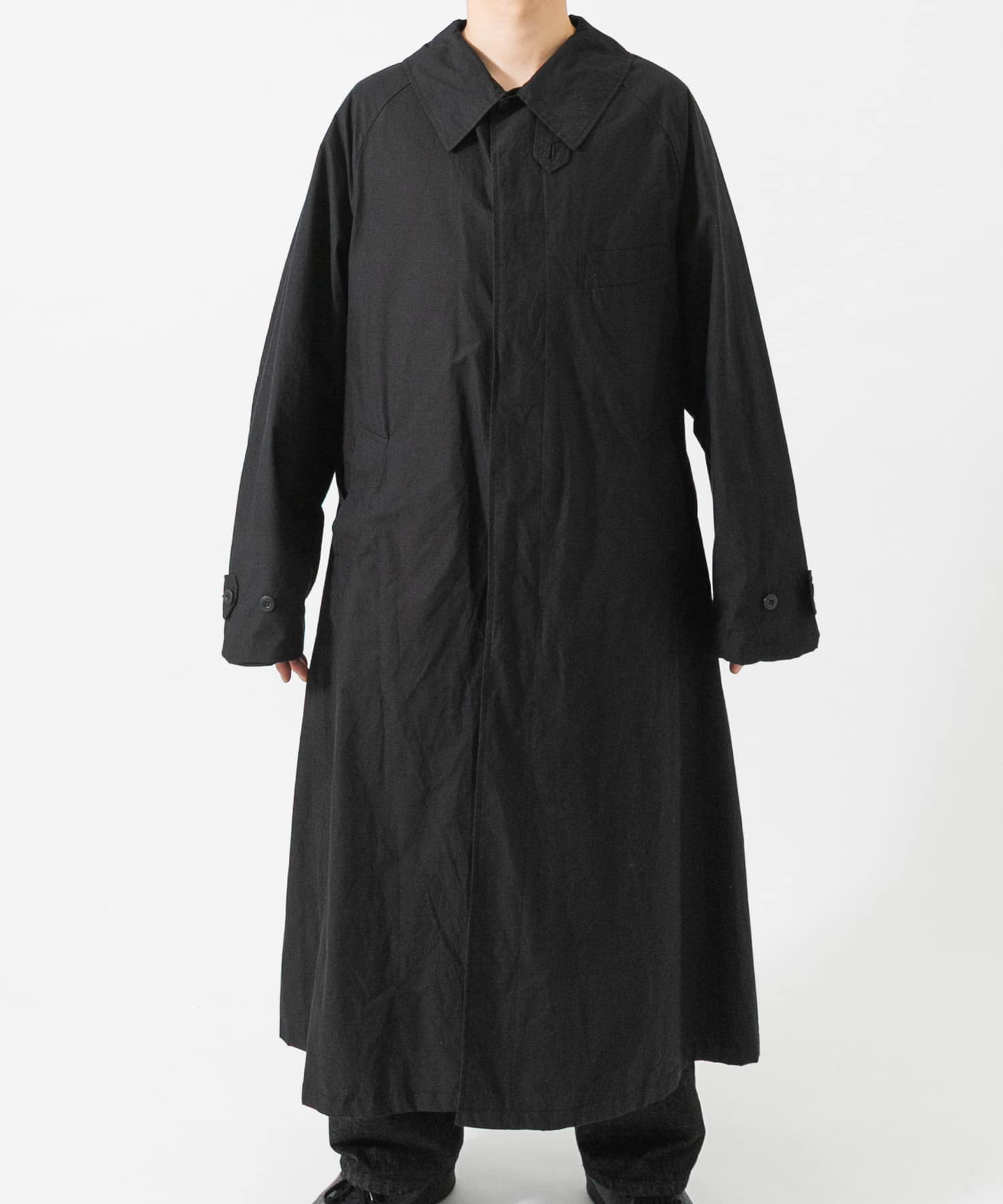 Masnou design OVER COAT RAGLAN SLEEVES(2 BLACK): アウター｜URBAN