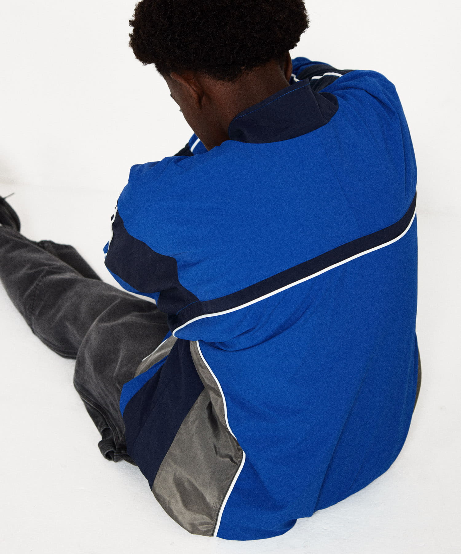LOTTO　HERITAGE PANEL BLOUSON NAVY M