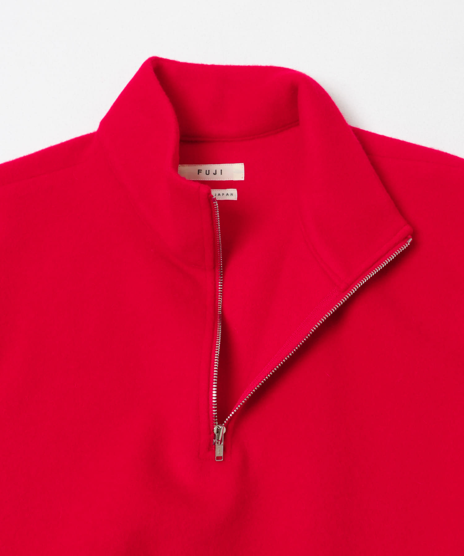 FUJI　BRUSHED WOOL PULLOVER RED 4