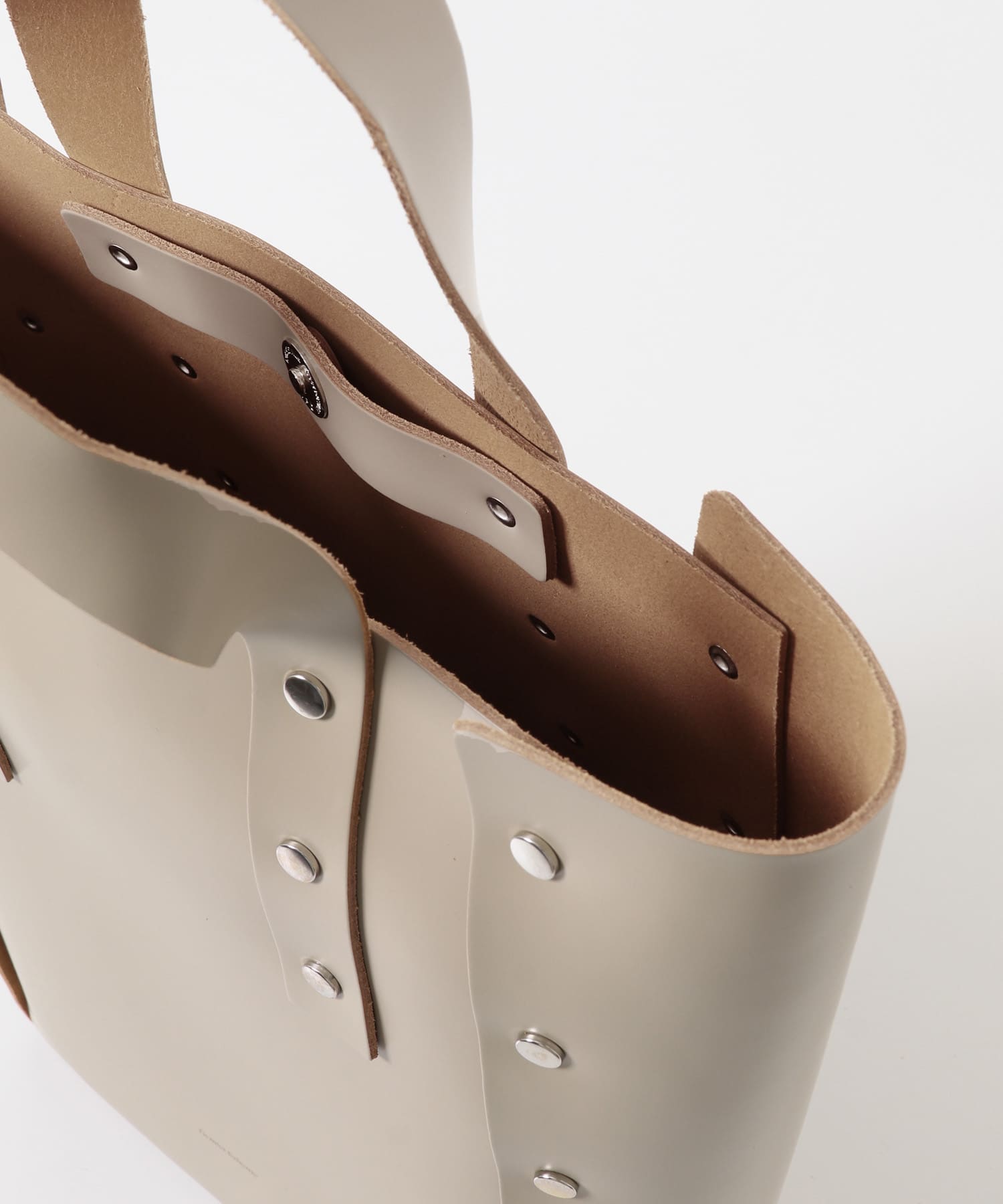 Hender Scheme　ASSEMBLE HAND BAG TALL M BEIGE Free