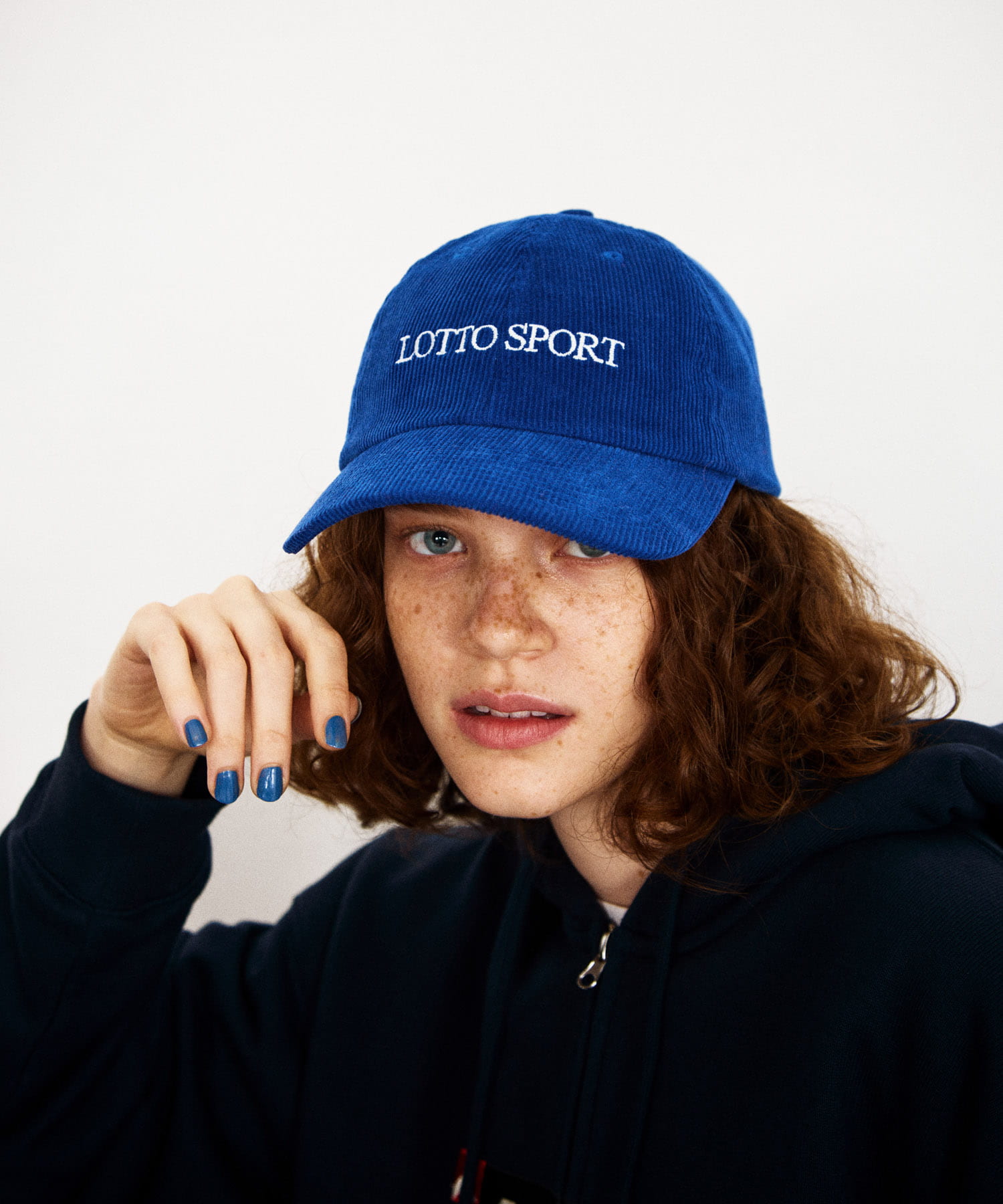 LOTTO　CORDUROY LOGO CAP