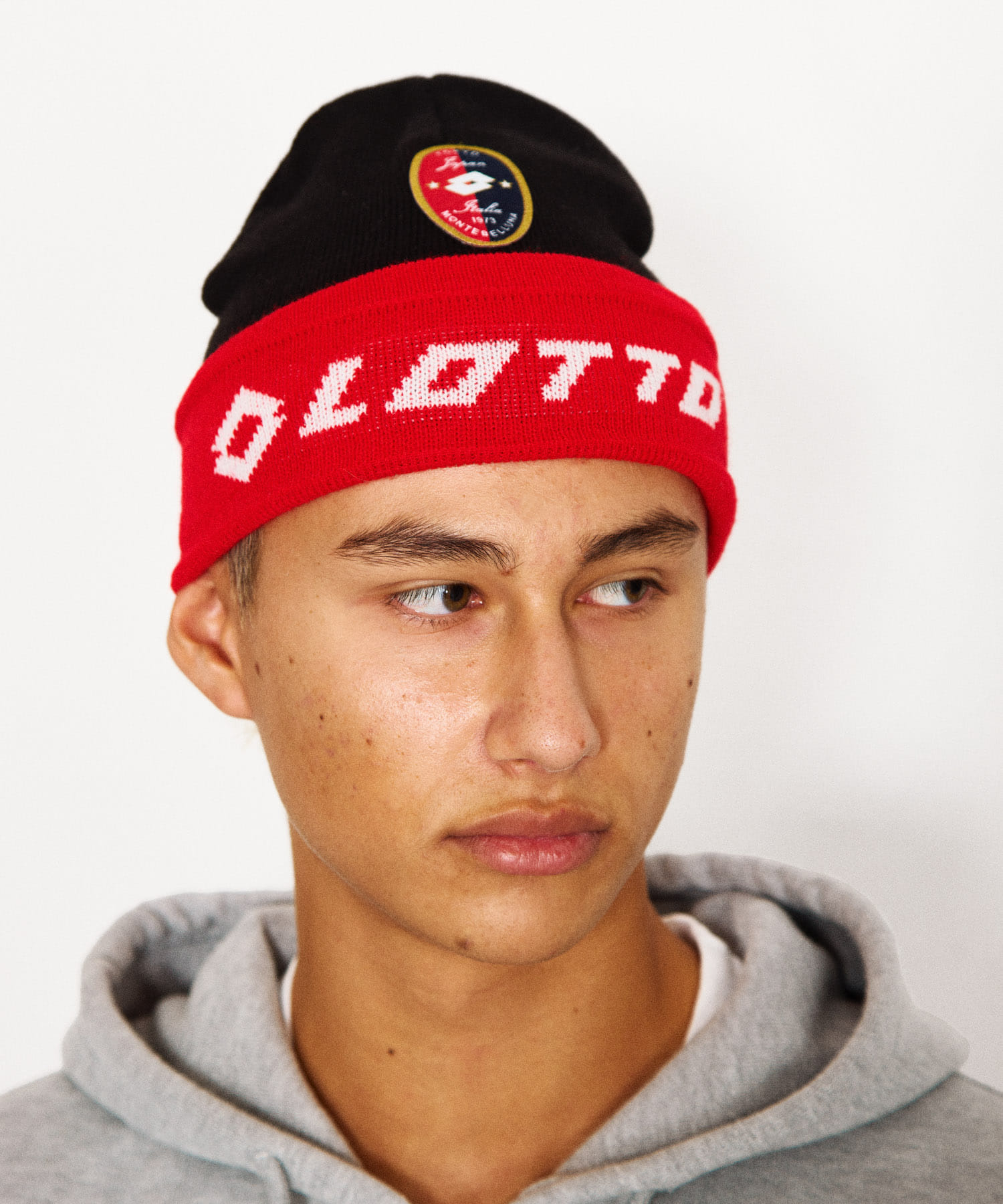 LOTTO　SPORT LOGO KNIT CAP