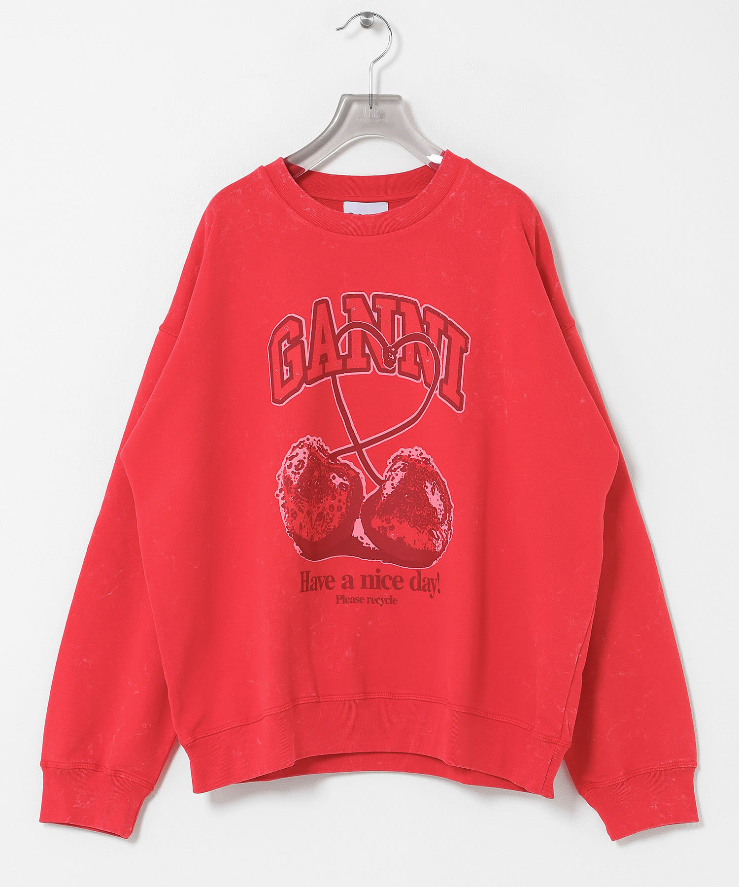 GANNI　ISOLI CREWNECK CHERRY