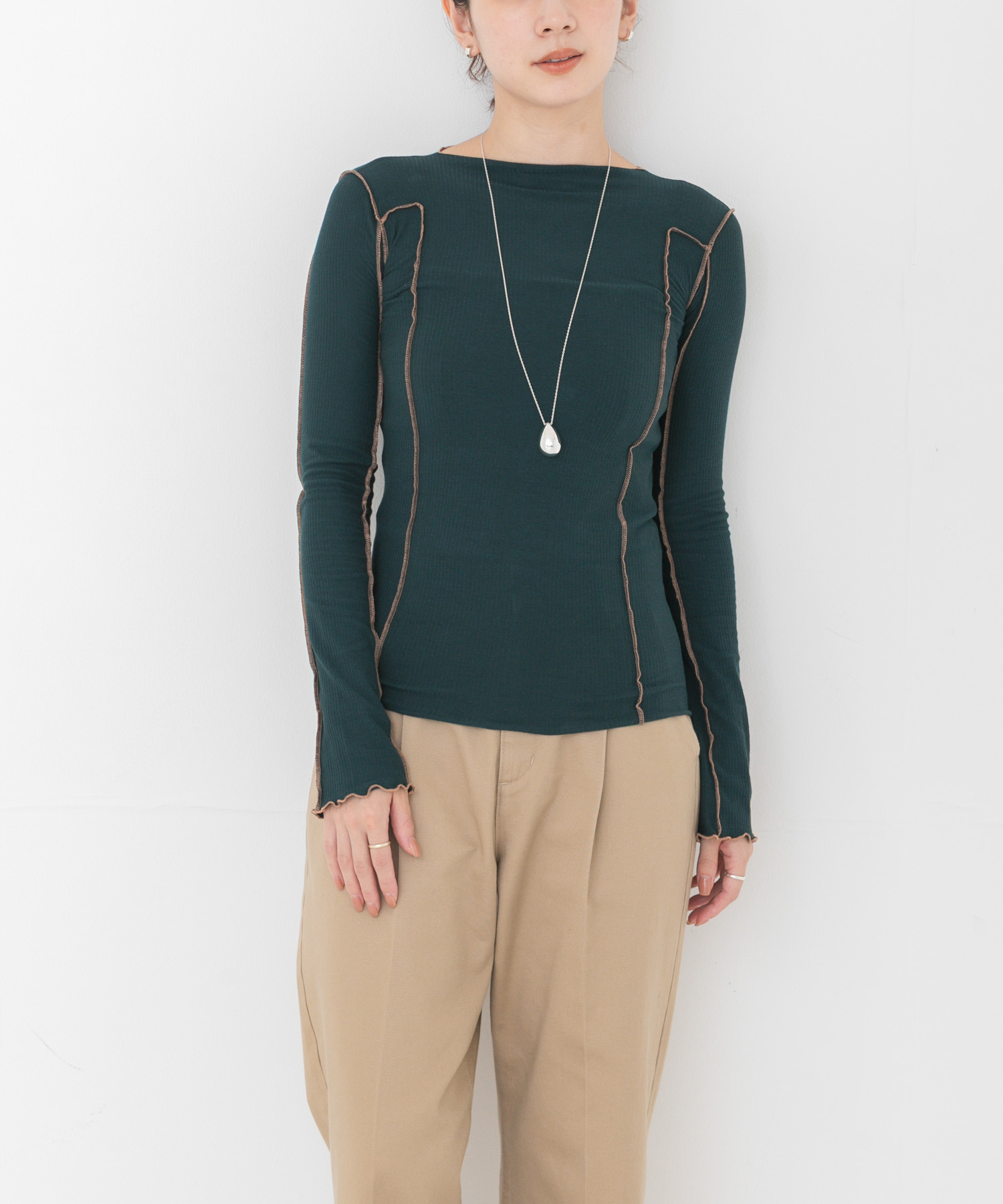 BASERANGE　OMATO LONG SLEEVE T-SHIRTS