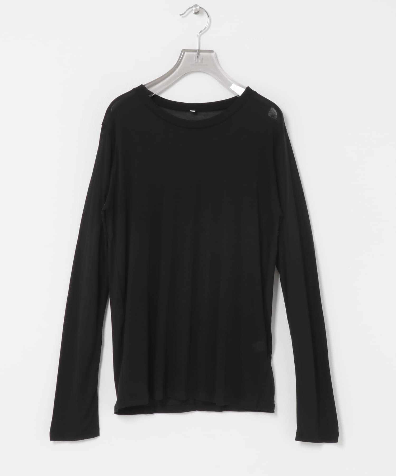 BASERANGE　LONG SLEEVE T-SHIRTS BLACK S