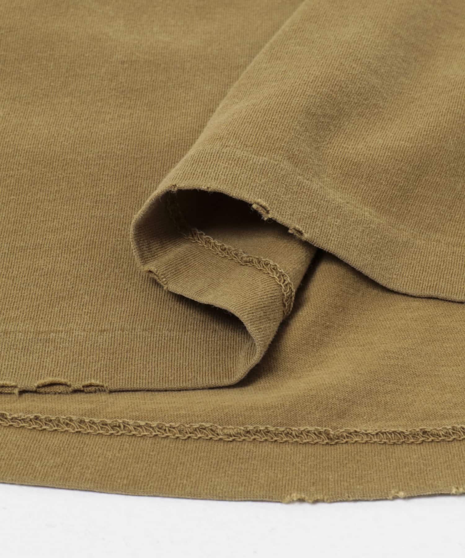 REMI RELIEF　SP加工T-SHIRTS OLIVE S