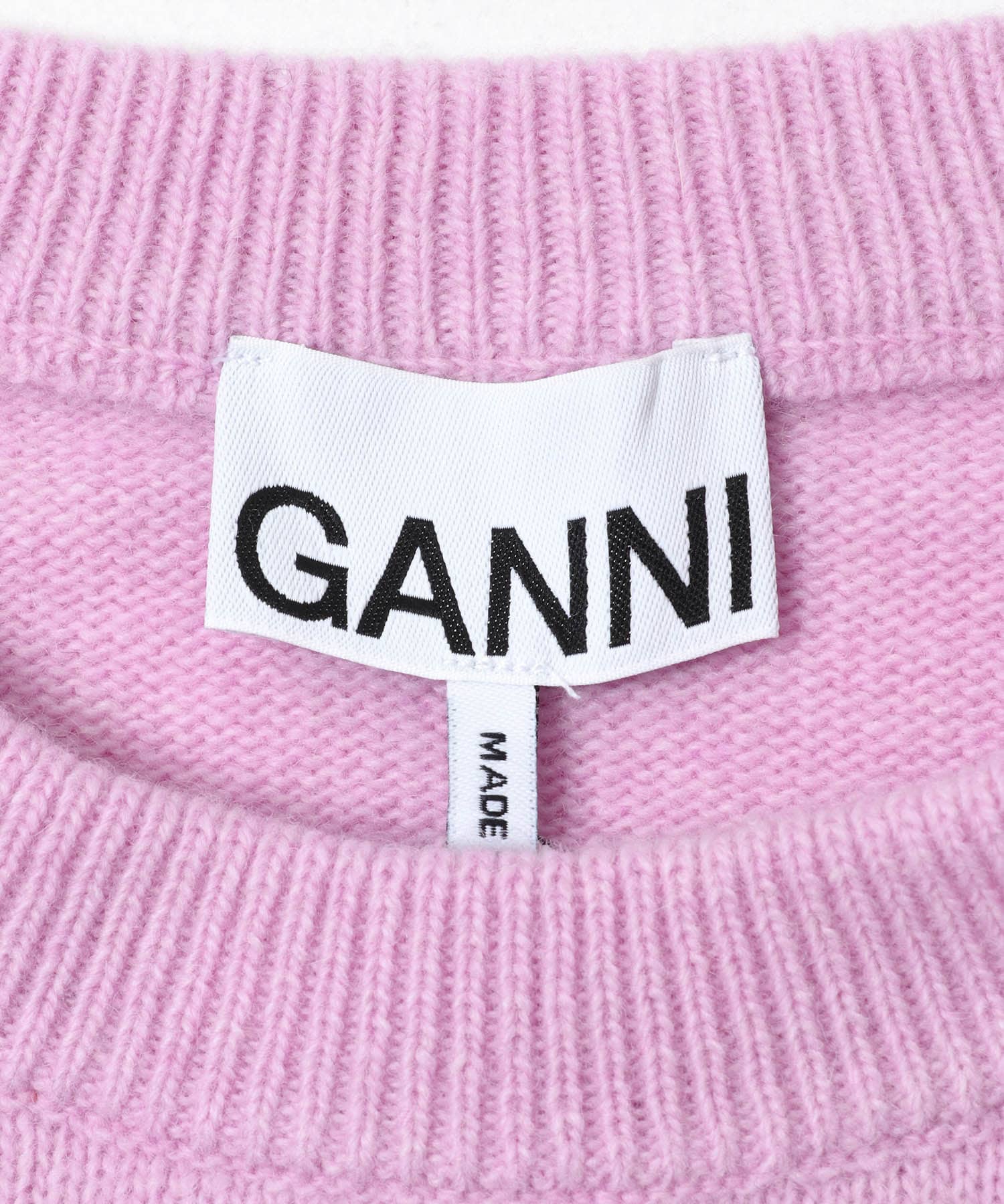 GANNI　GRAPHIC SWEATER CRAB CHALK PINK S