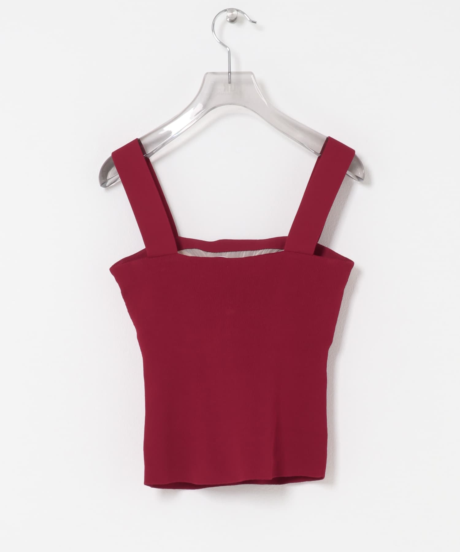 NICENICE MOMENT　SQUARE TANK DEEP RED S