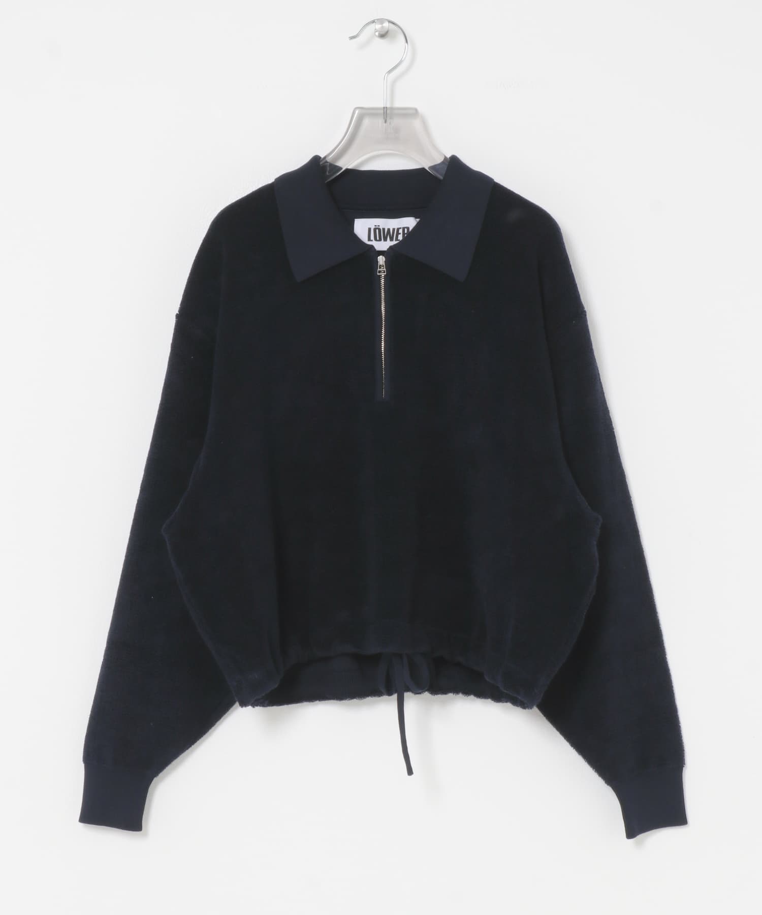 LOWER　14G POLO COLLAR PULLOVER