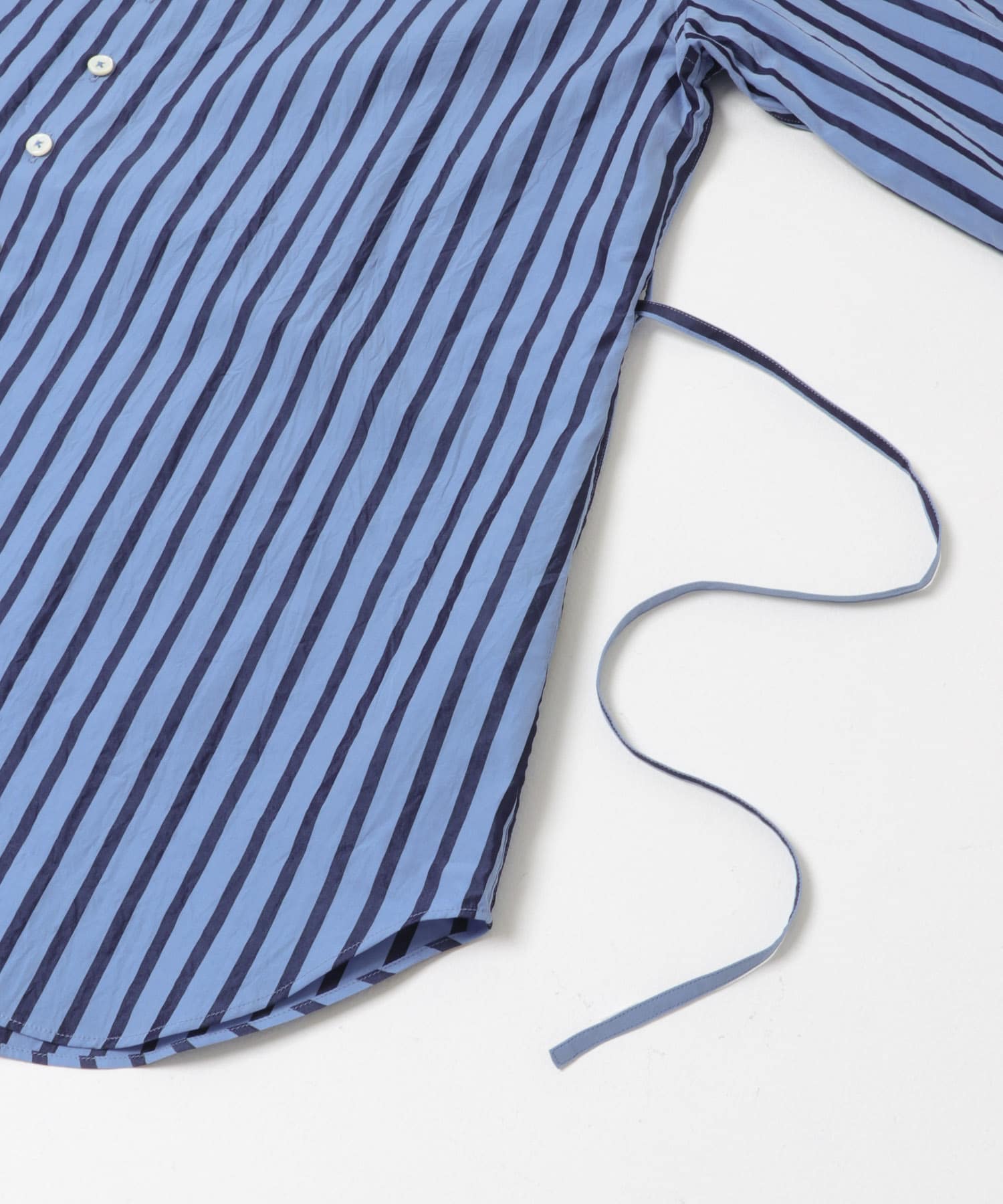 CURRENTAGE　カットソーストラップシャツクロス STRIPE Free