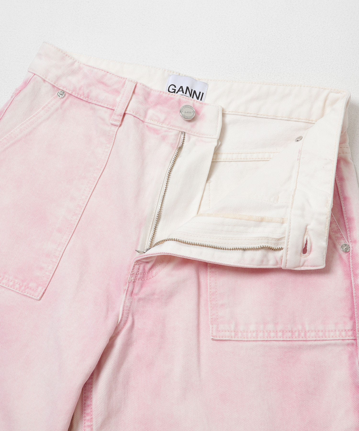 GANNI　SPRAY DENIM ANGI JEANS PALE LILAC 26