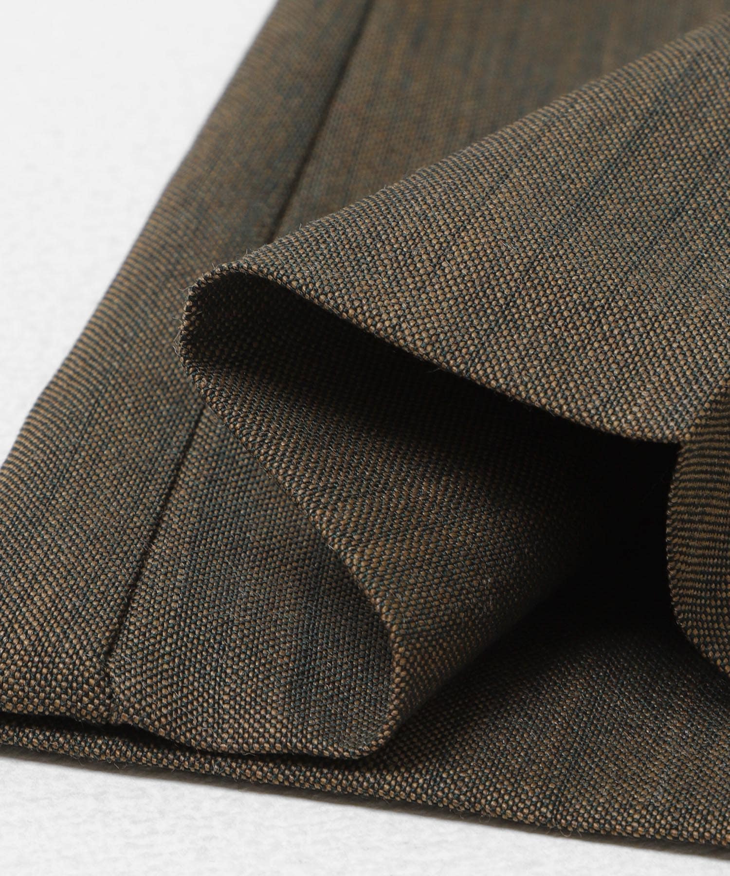 GANNI　WOOL MELANGE STRAIGHT PANTS CANTEEN 36
