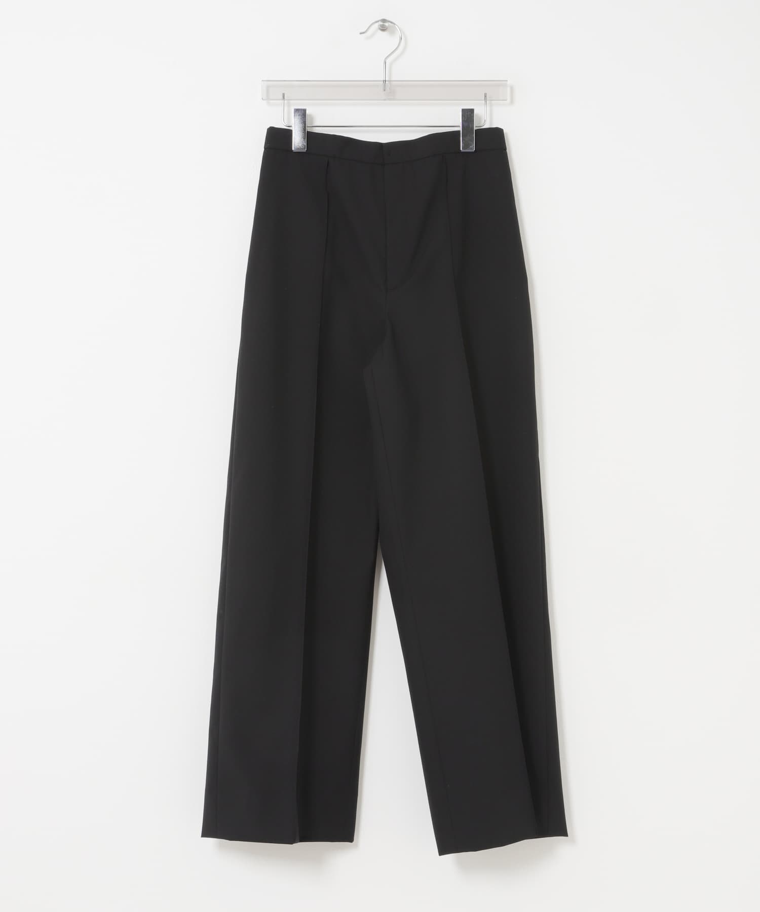 ATON　WOOL TROPICAL PIN TUCK PANTS
