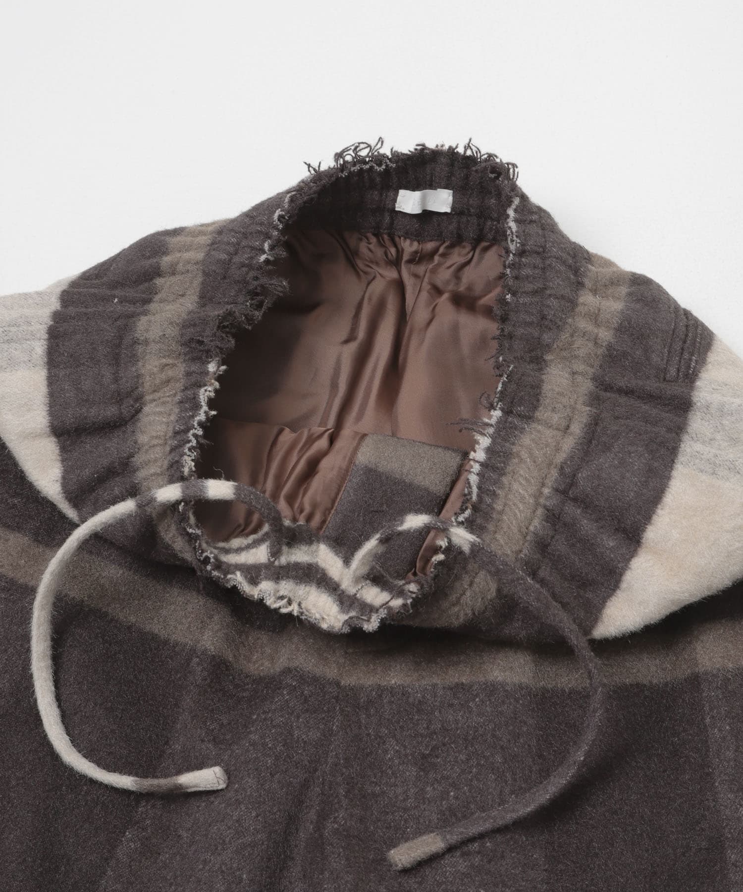 SEEALL　RAW EDGE EASY PANTS N PLAID 2