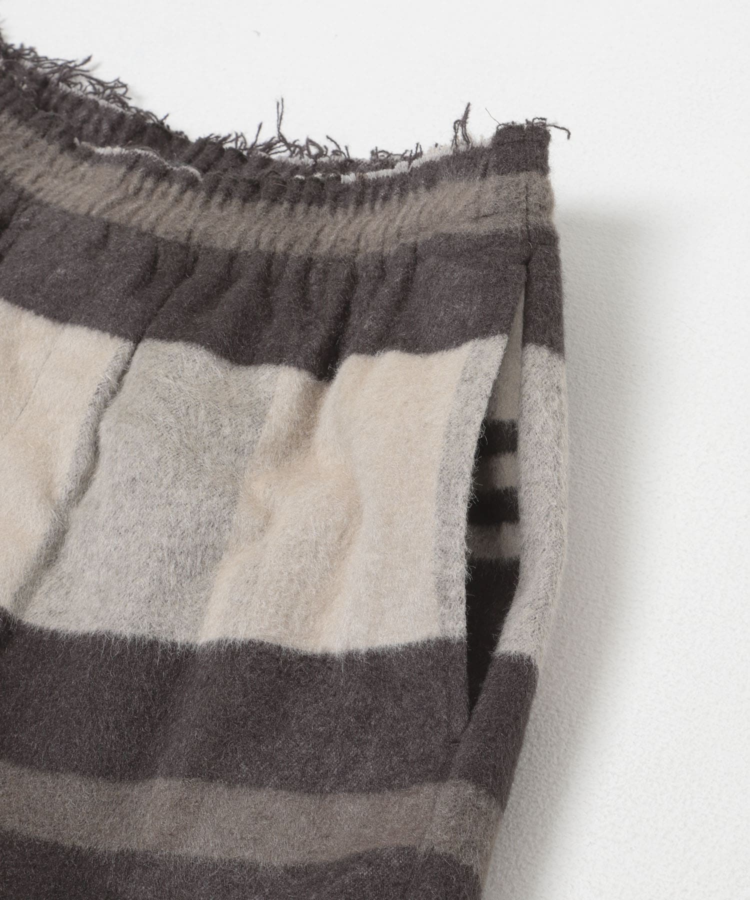 SEEALL　RAW EDGE EASY PANTS N PLAID 2