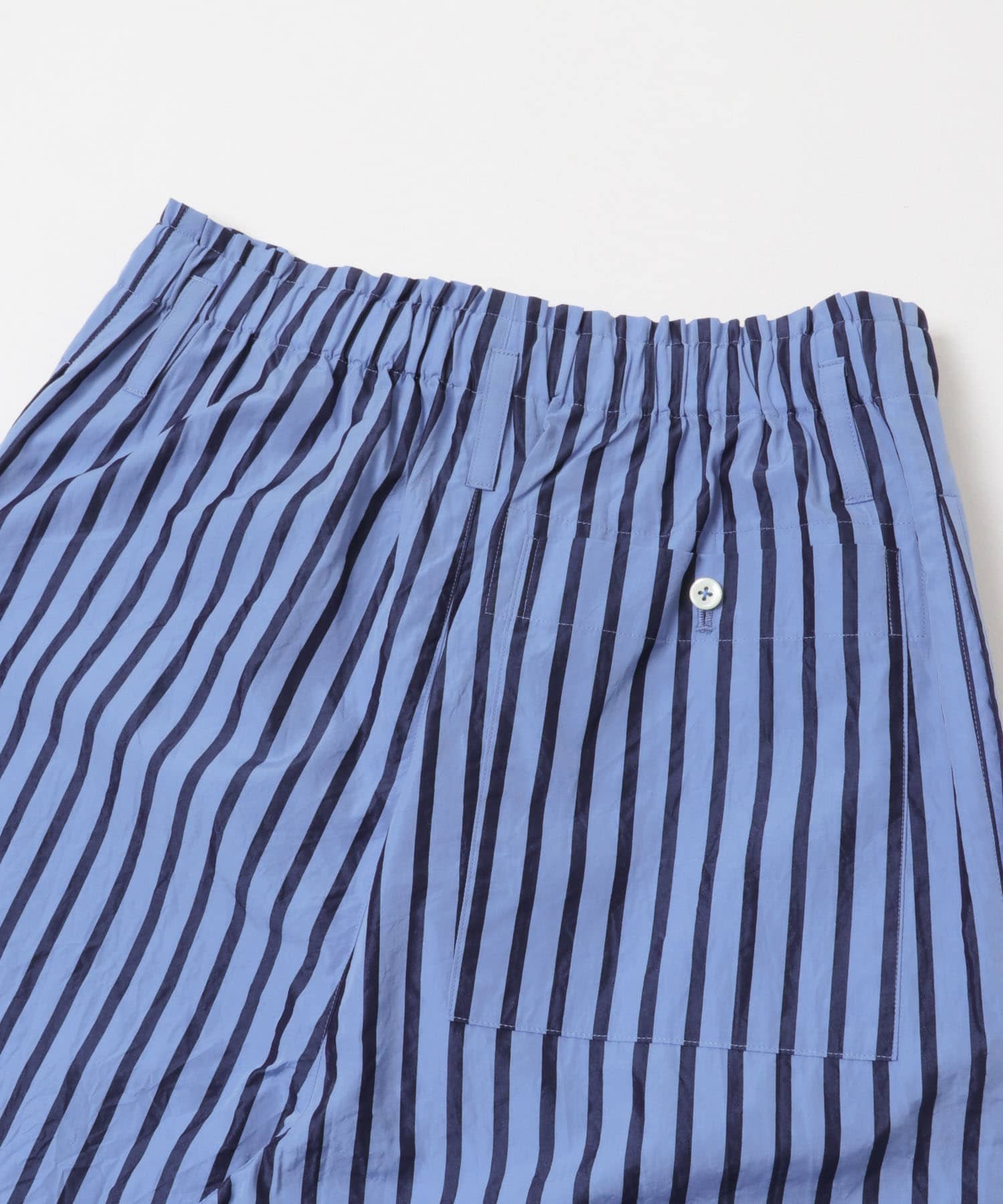 CURRENTAGE　エプロン付きパジャマパンツ STRIPE 2
