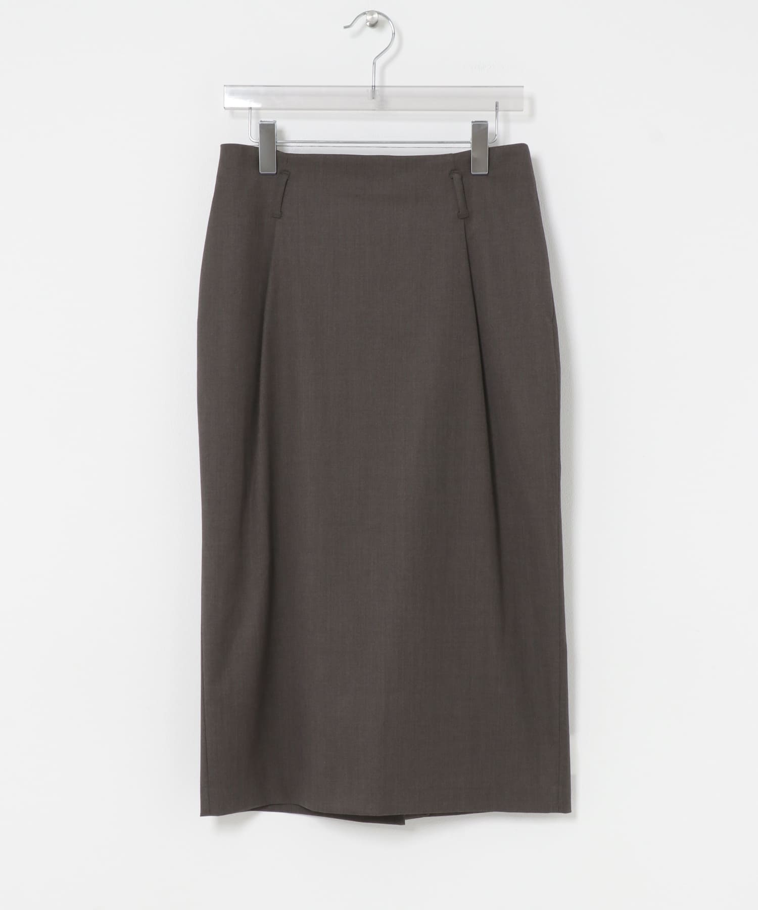 AMOMENTO　WOOL PENCIL SKIRT