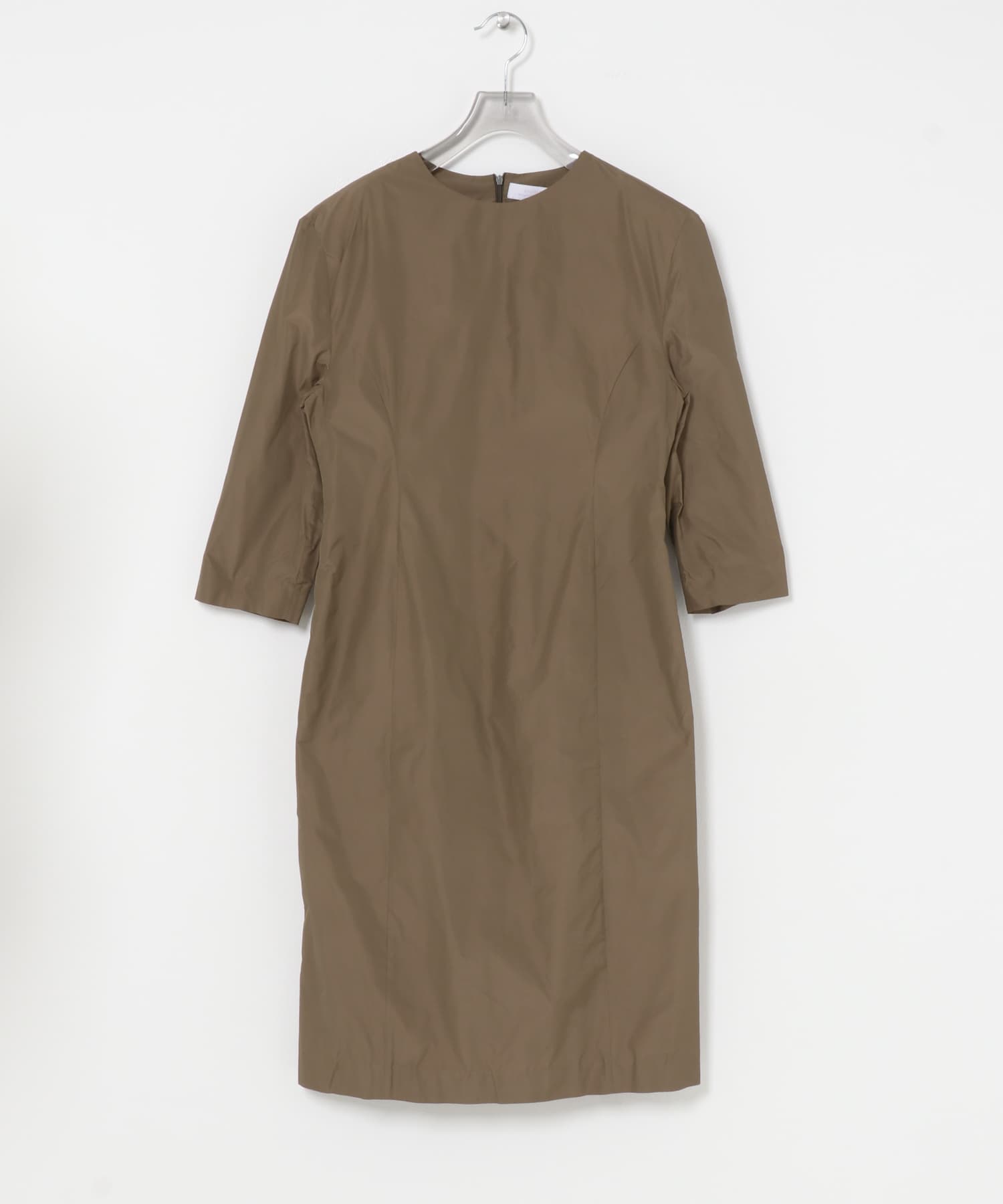 AMOMENTO　SILK TAFFETA DRESS