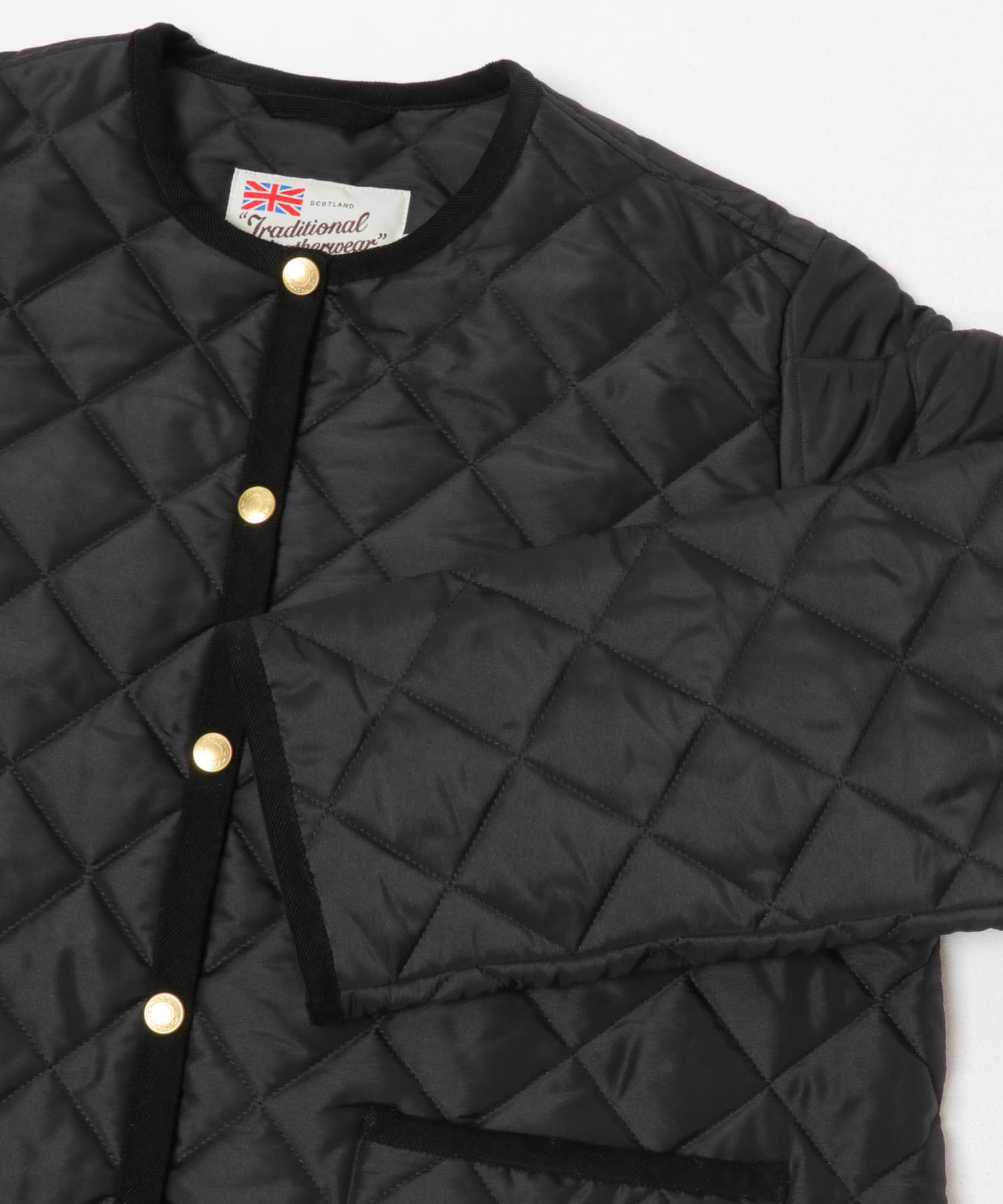 『一部別注カラー』Traditional Weatherwear　ARKLEY A LINE BLACK 34