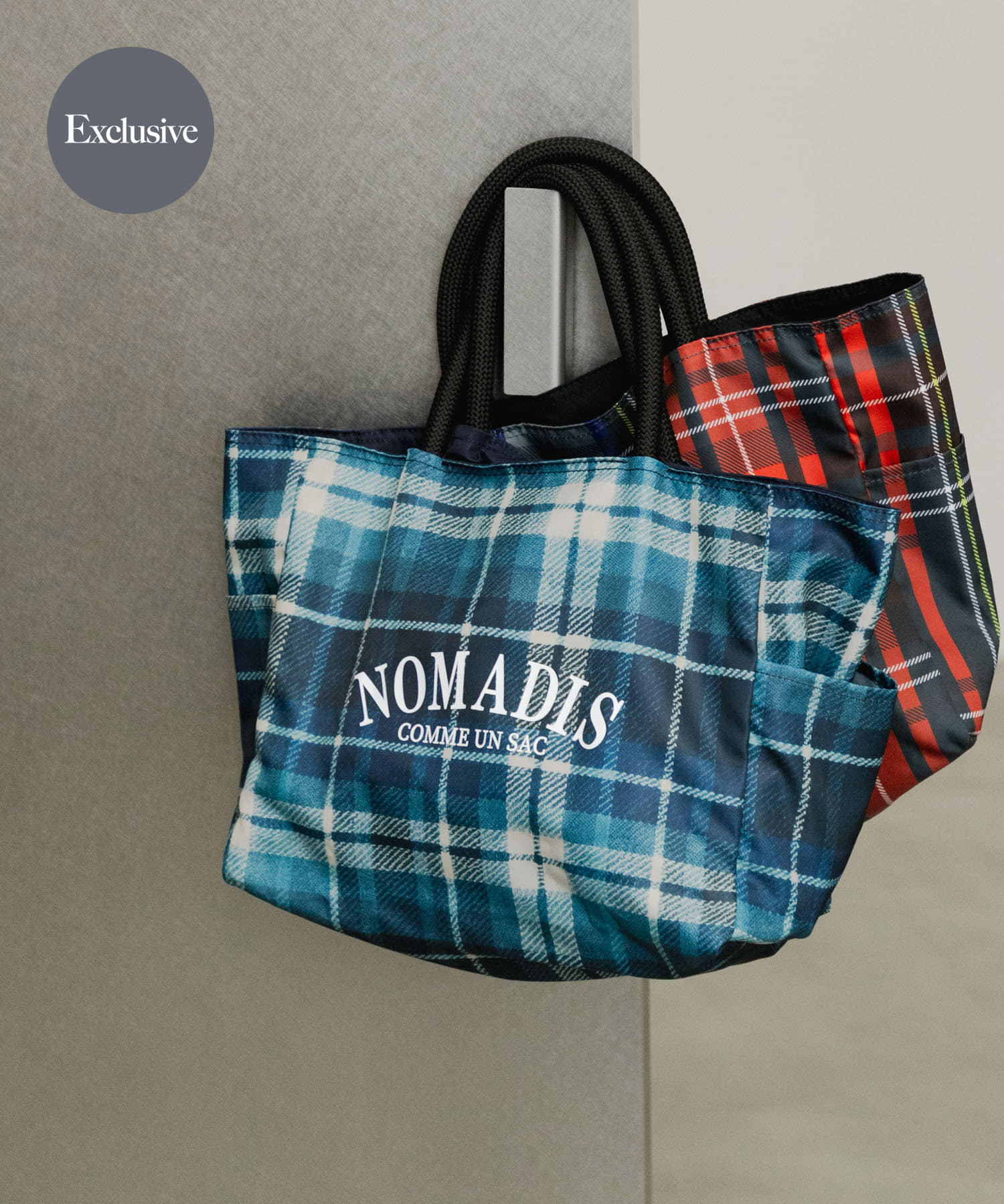 別注』NOMADIS×URBAN RESEARCH SAC2 W/16(- NAVY CHECK): バッグ