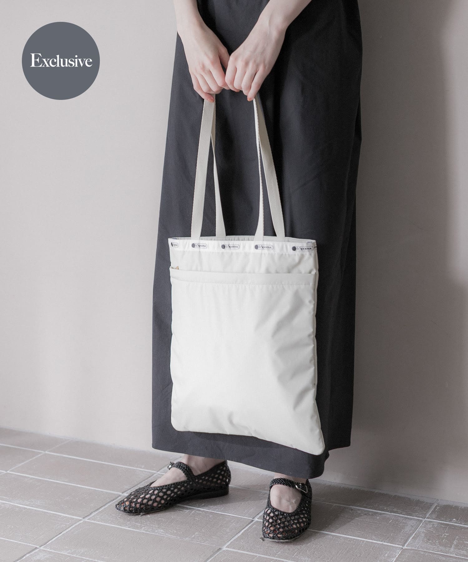 別注』LeSportsac×URBAN RESEARCH LARGE EMERALD TOTE(- B BEIGE