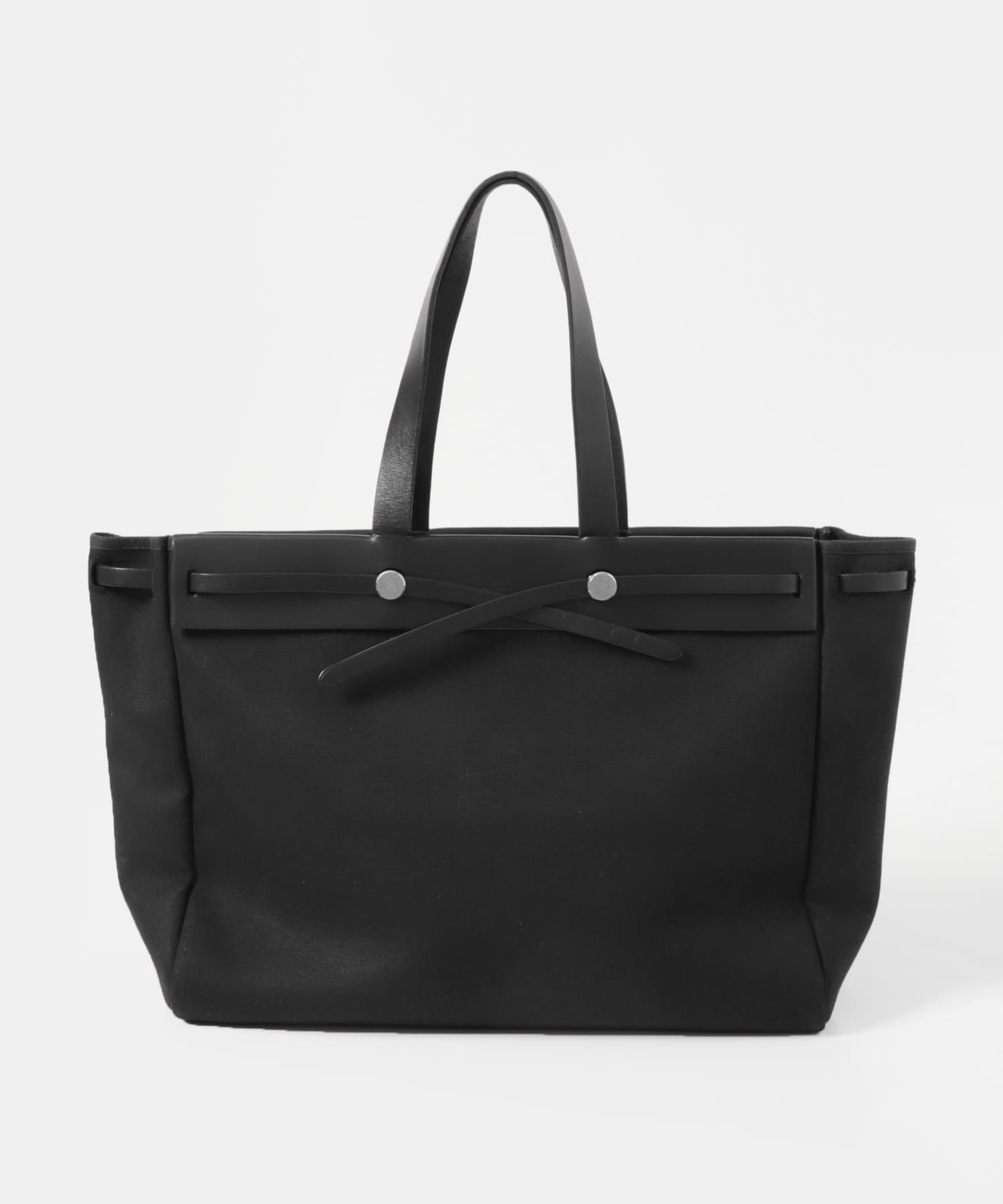 エルメス ブラック キャンバストートバッグ VINTAGE エルメス00SエールバッグカバスGMトート(- -): バッグ｜URBAN