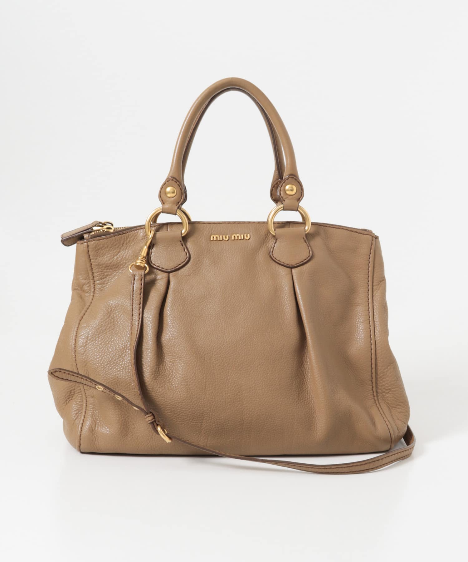 VINTAGE　MIUMIU 00sレザー2WAYショルダー