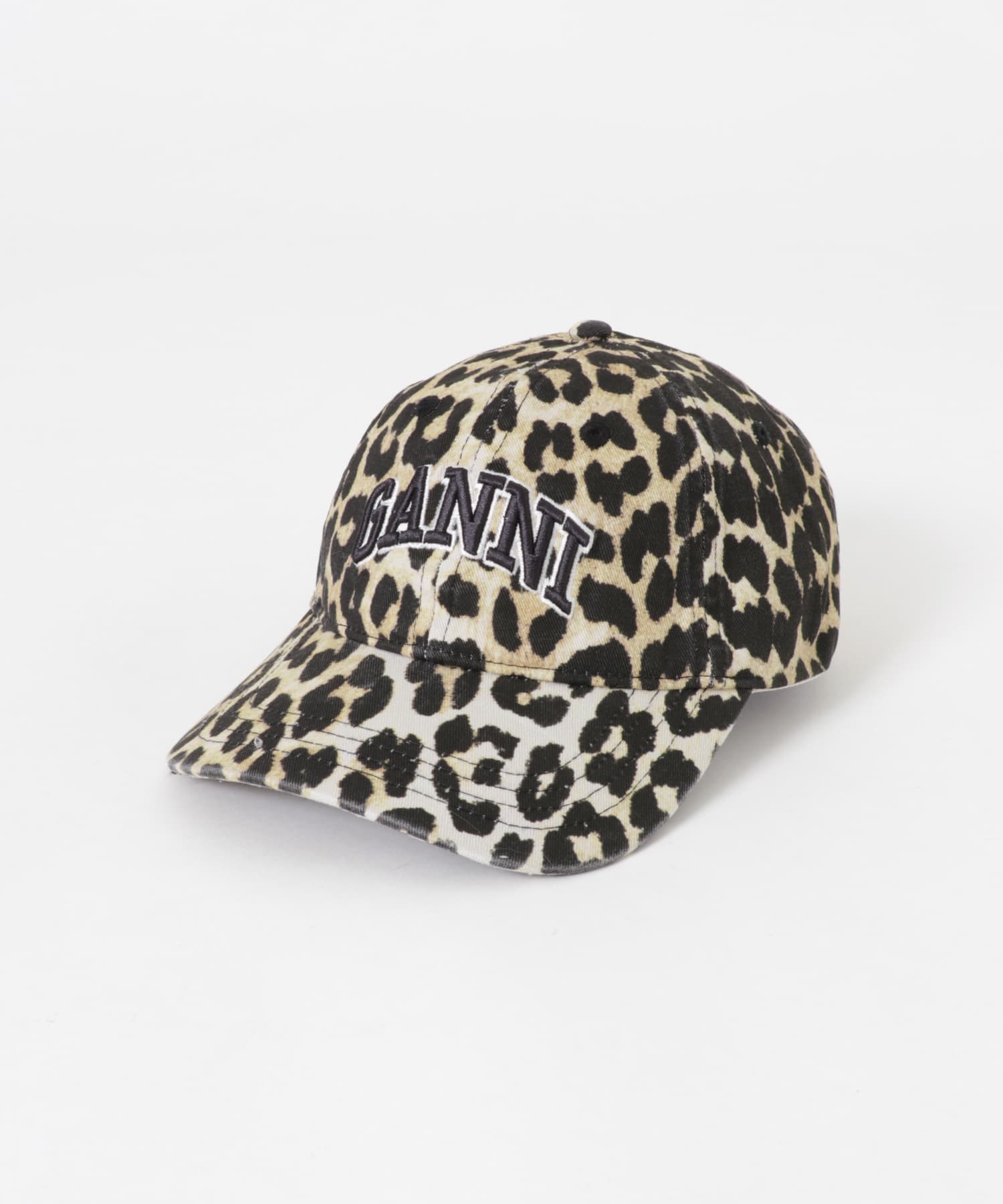 GANNI　WASHED COTTON CANVAS CAP