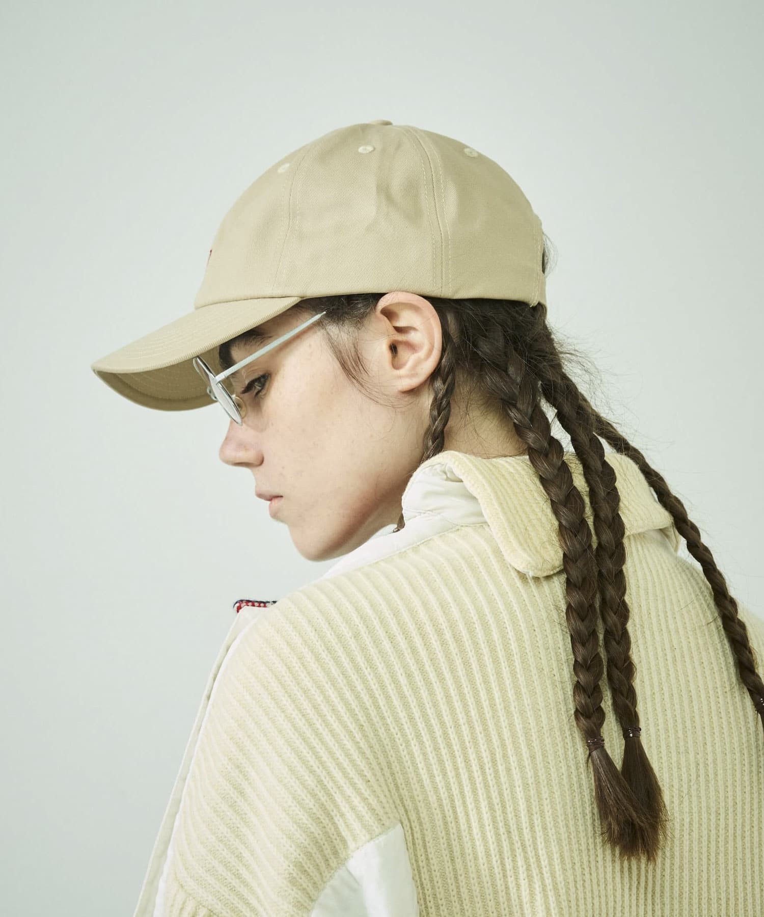 LY　LETTER CAP OATMEAL -