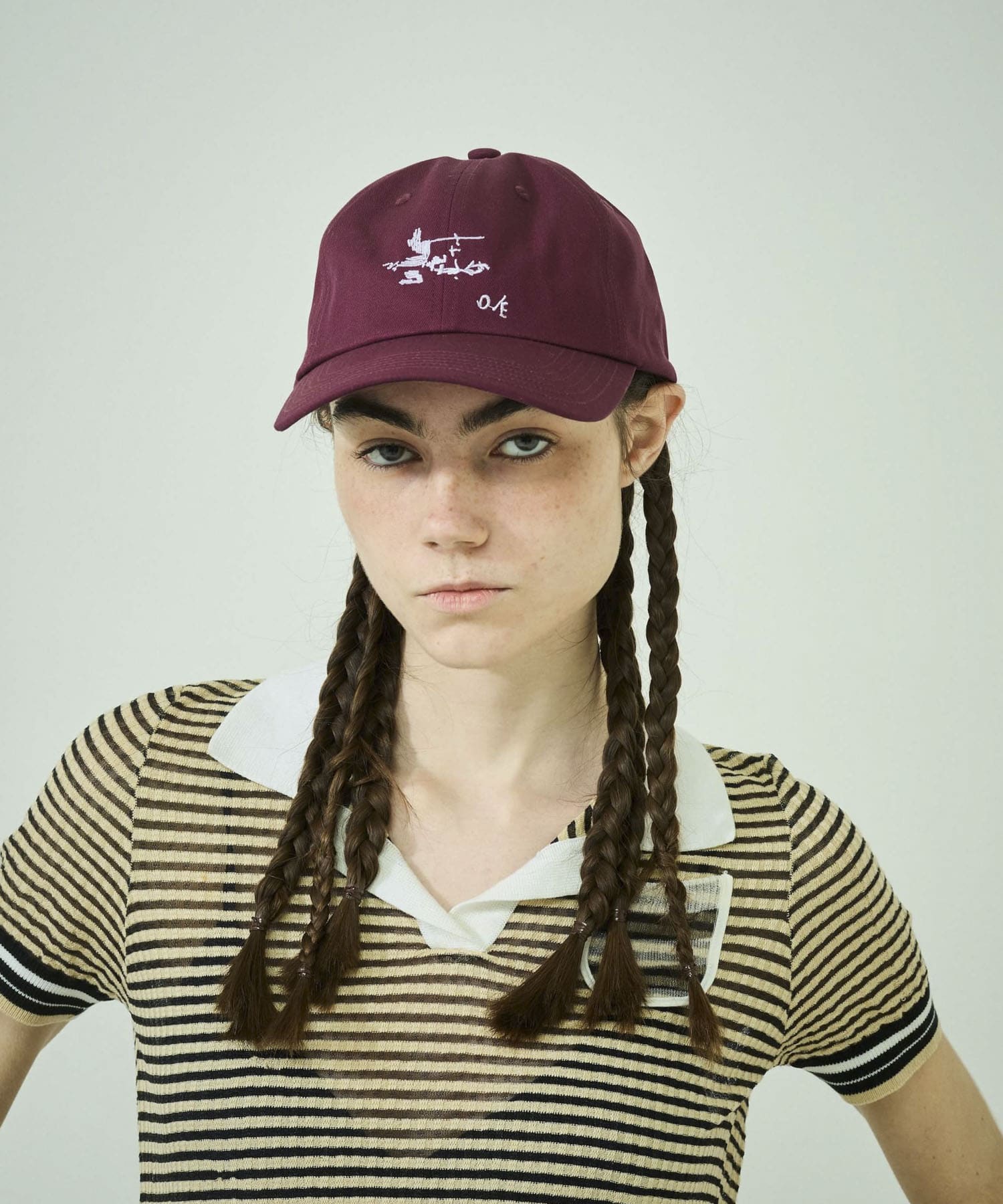 LY　LETTER CAP BORDEAUX -