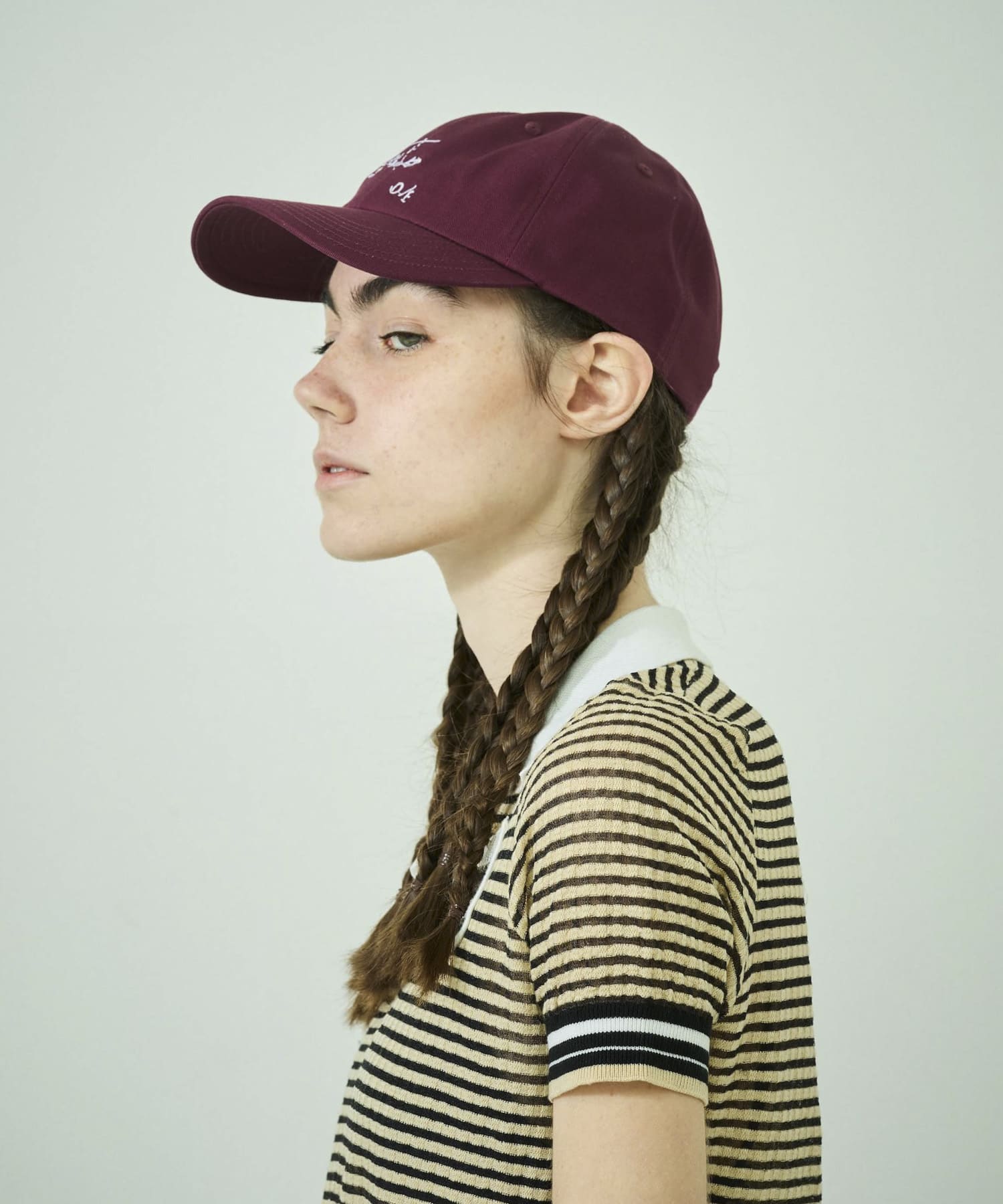 LY　LETTER CAP BORDEAUX -
