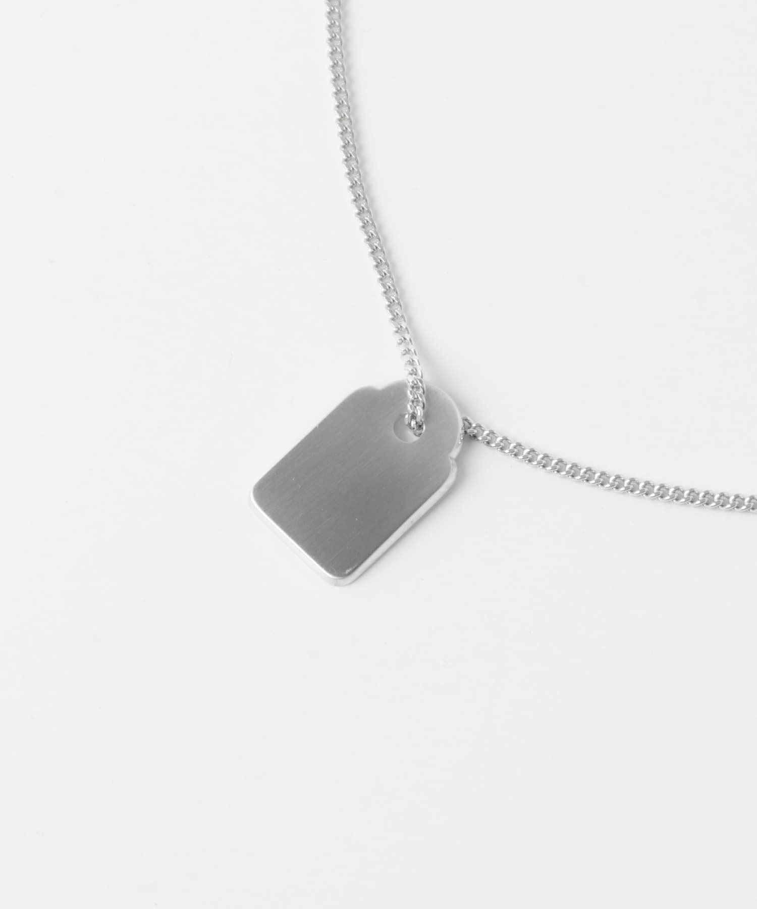 AXEP　TAG NECKLACE SILVER