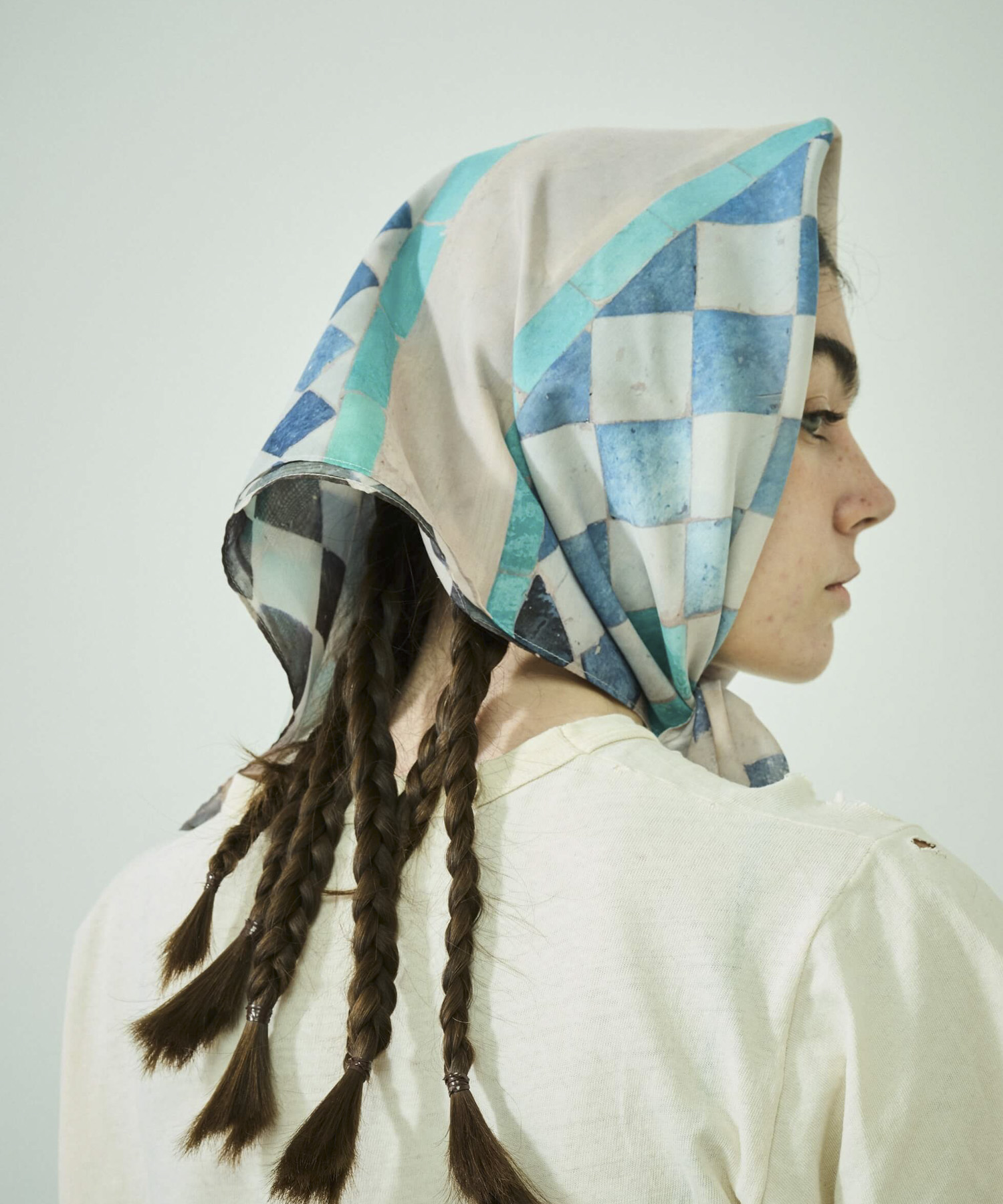 LY　POSTCARD SCARF