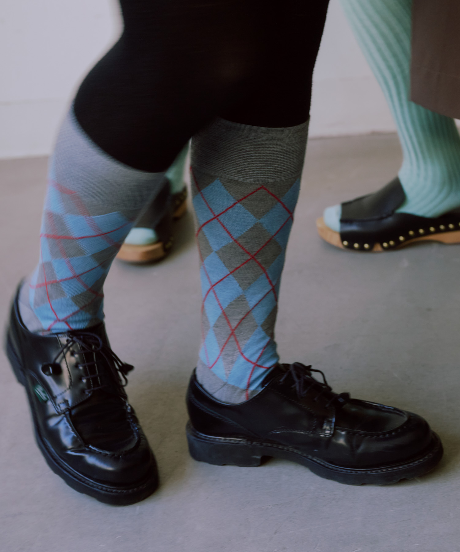 CONLEAD　ARGYLE WOOL SHORT