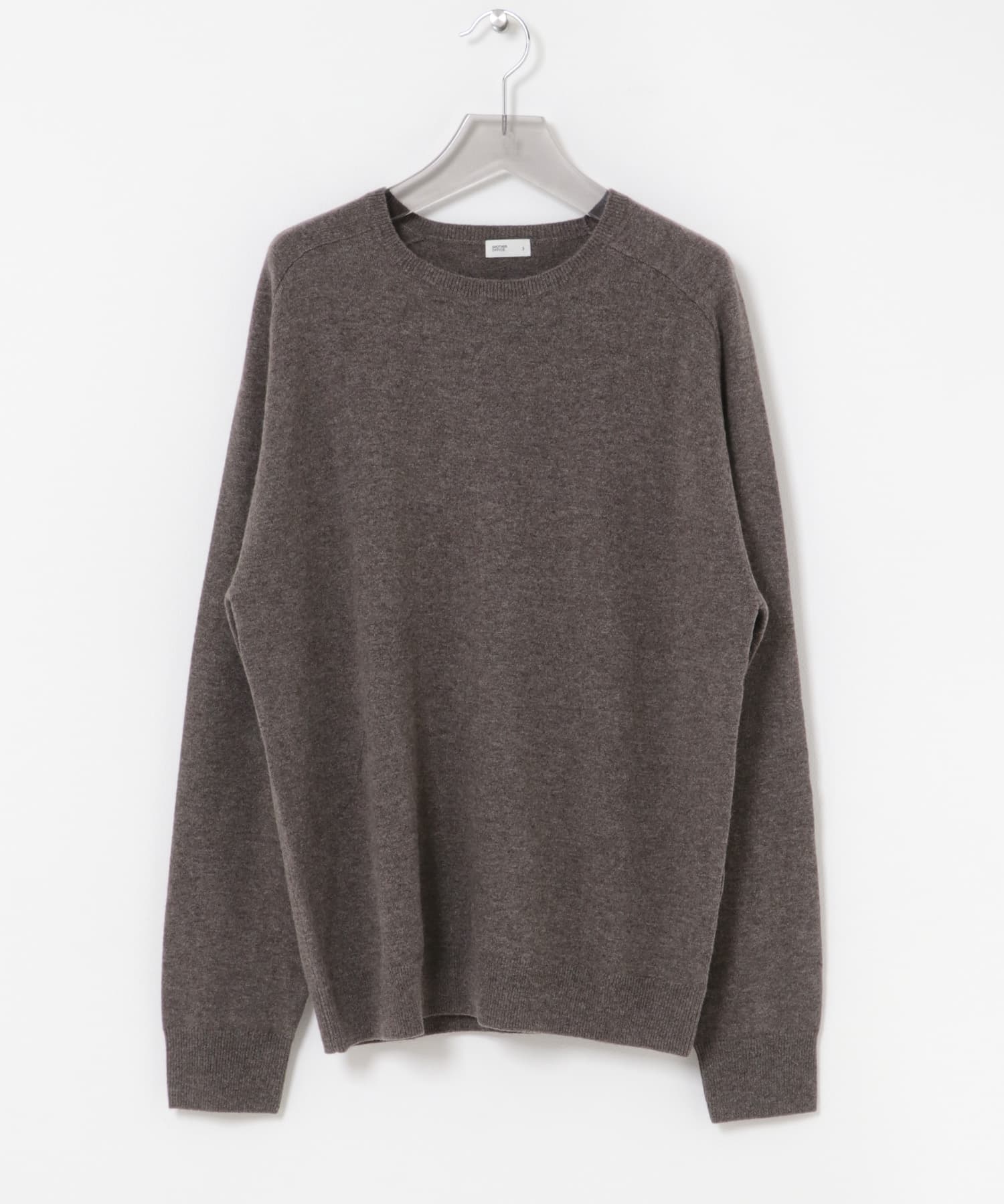 ANOTHER OFFICE　ENSEMBLE CASHMERE KNIT SOIL 1