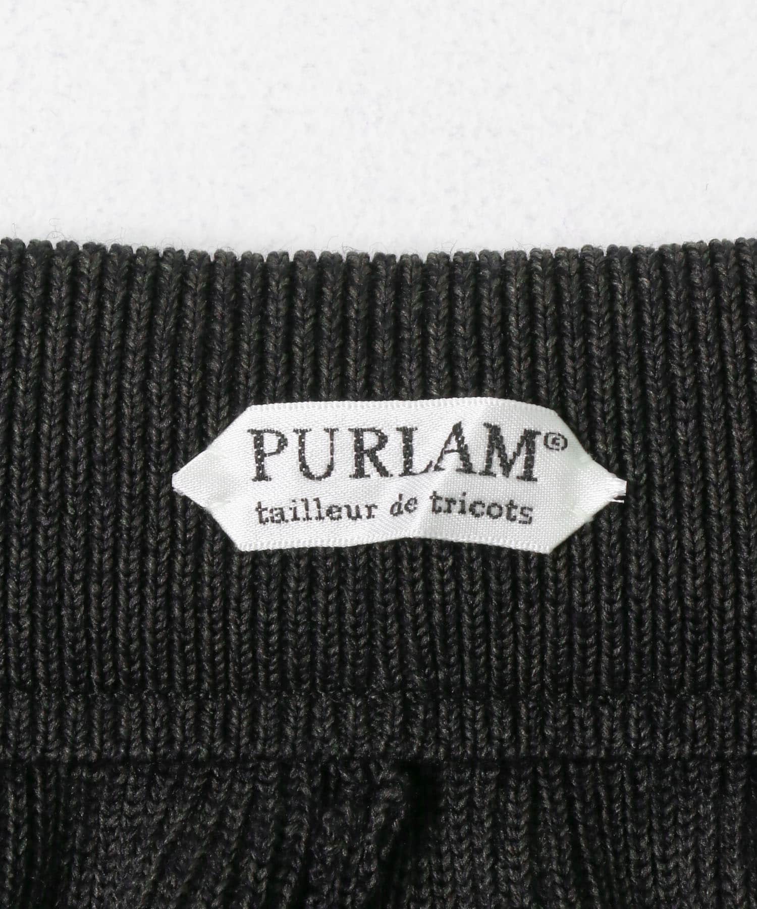 PURLAM　FCR KNIT TROUSERS 08CHARCOAL 2