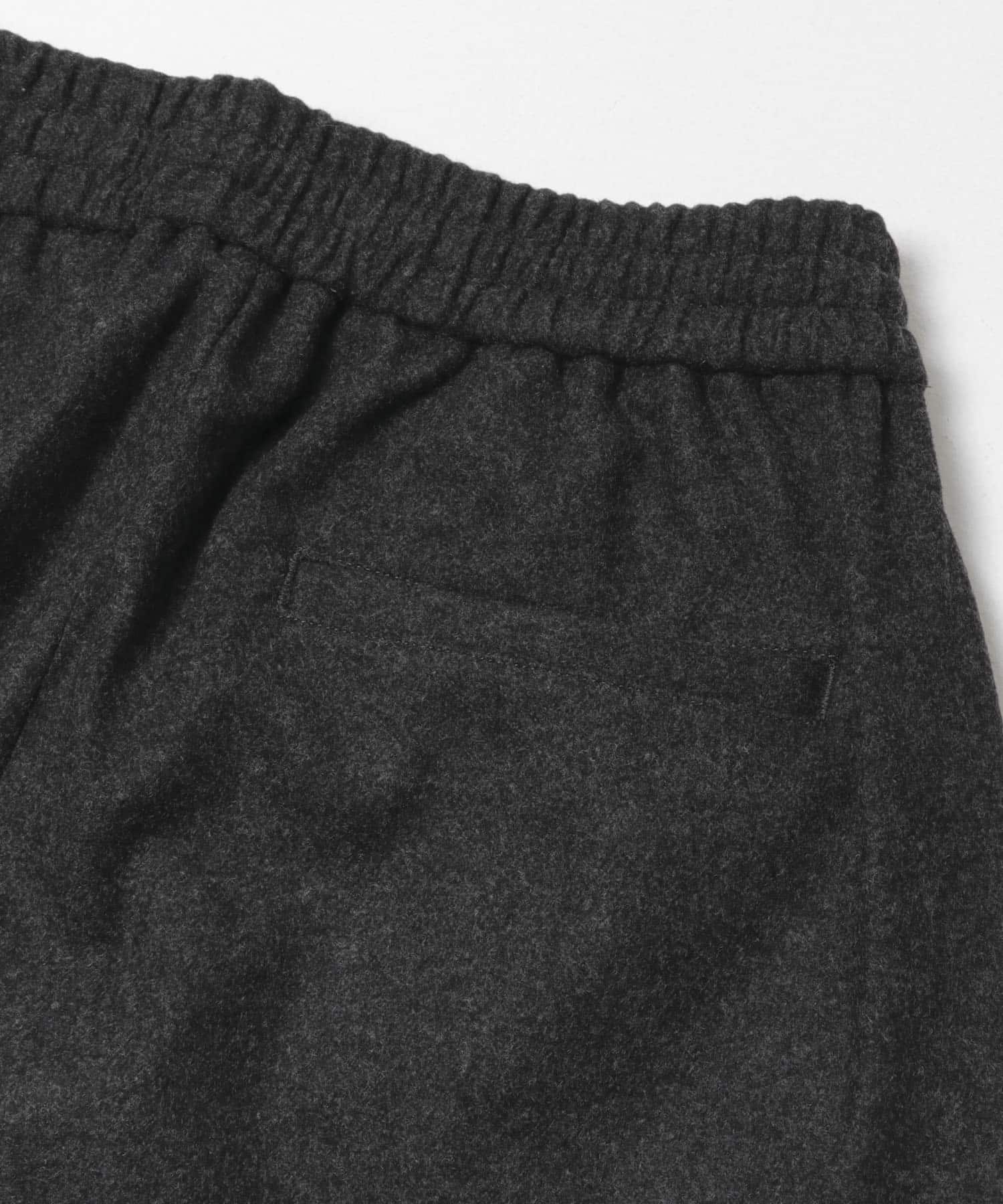 ANOTHER OFFICE　CASHMERE BANDING EASY PANTS H.CHARCOAL 1