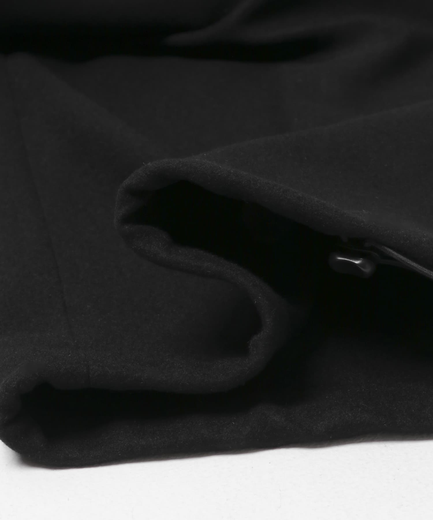 ANOTHER OFFICE　CASHMERE BANDING EASY PANTS BLACK 1