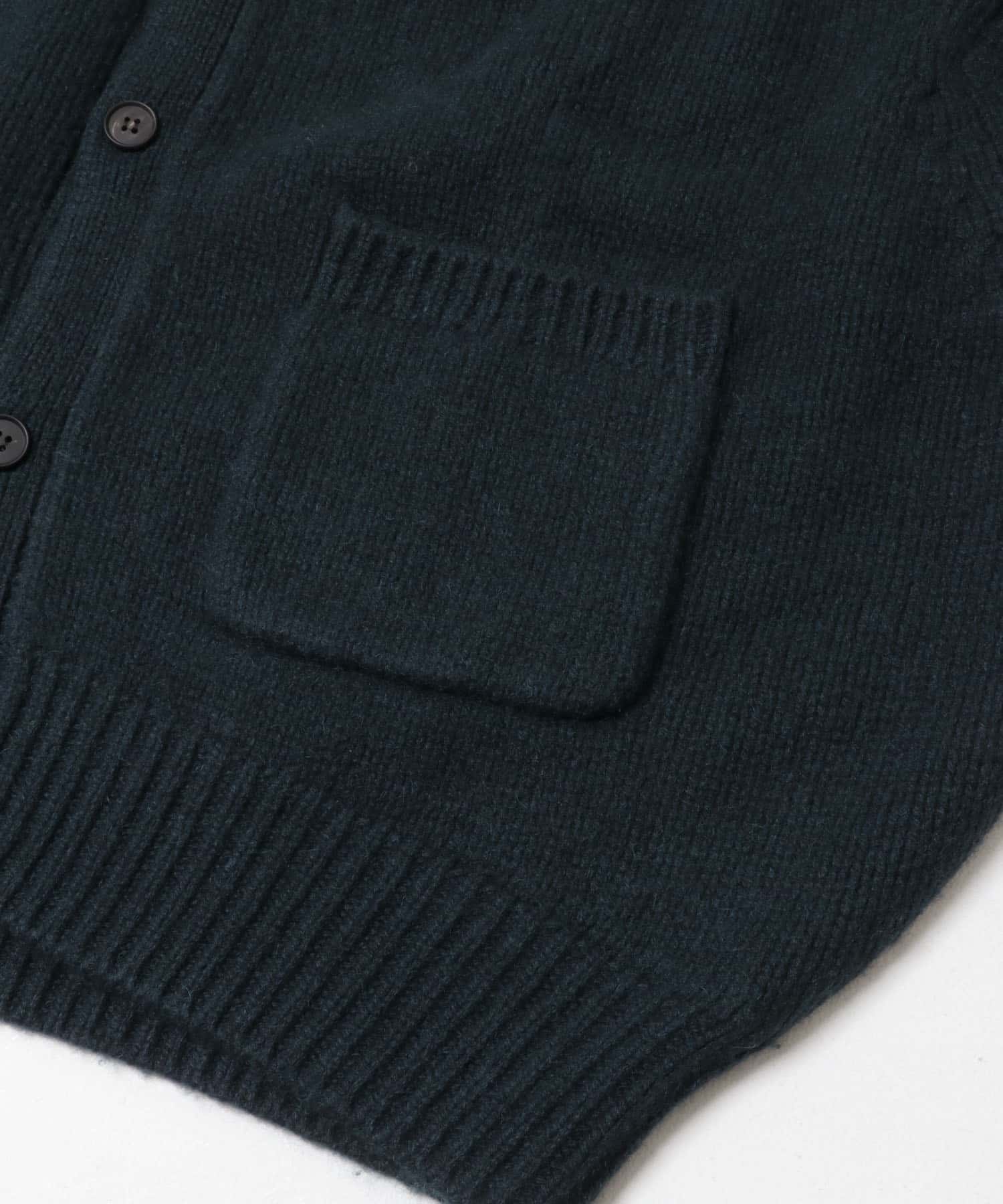 nonnotte　DRAPING KNIT CARDIGAN JACKET Dark Moss Free