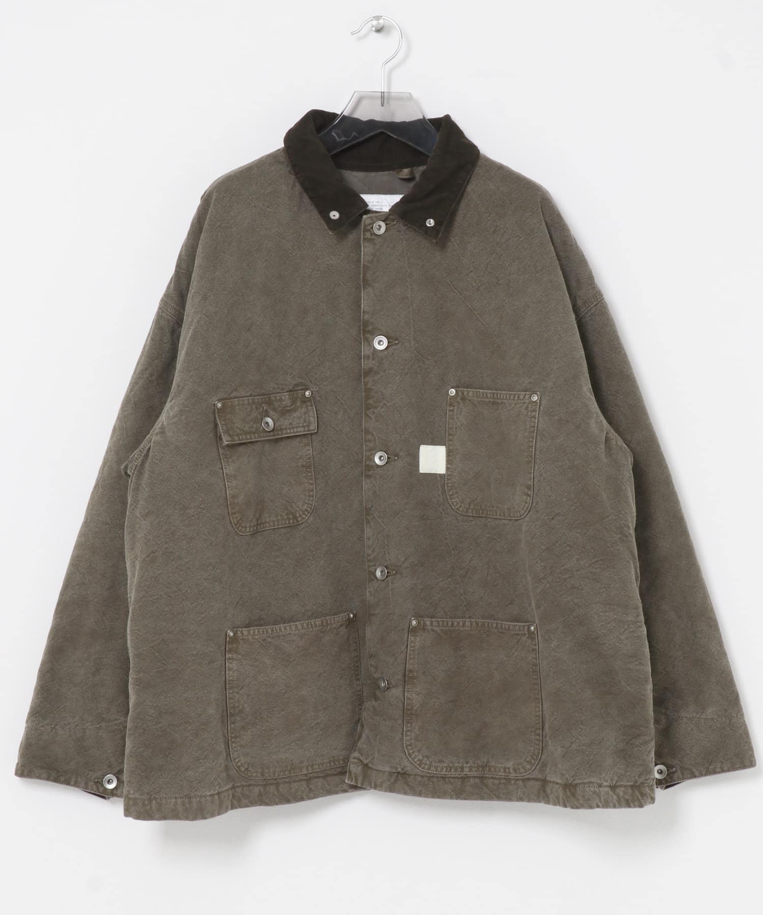 INNAT　WORK JACKET BRN KHAKI 2